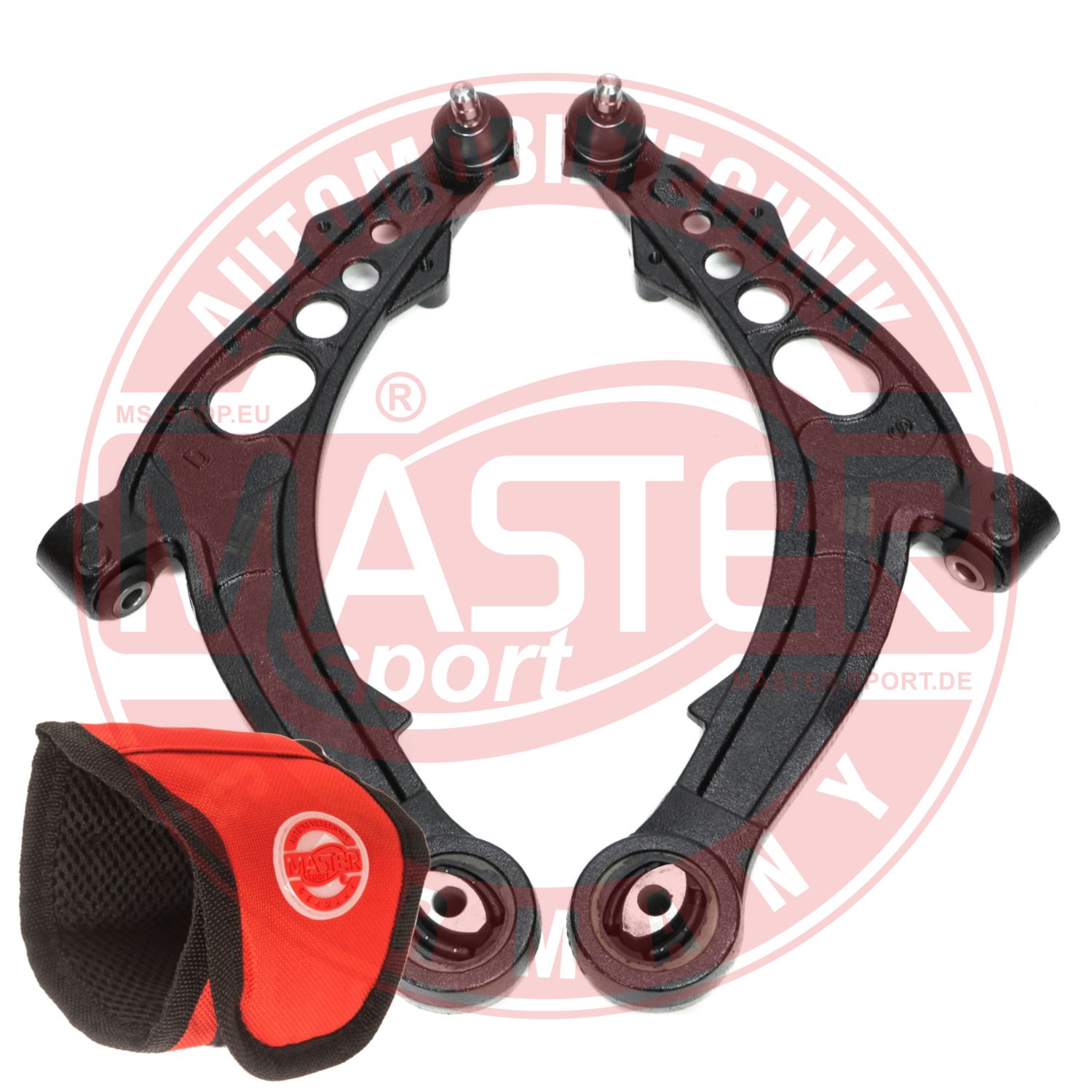 Control/Trailing Arm Kit, wheel suspension (37017/1-KIT-MSM)