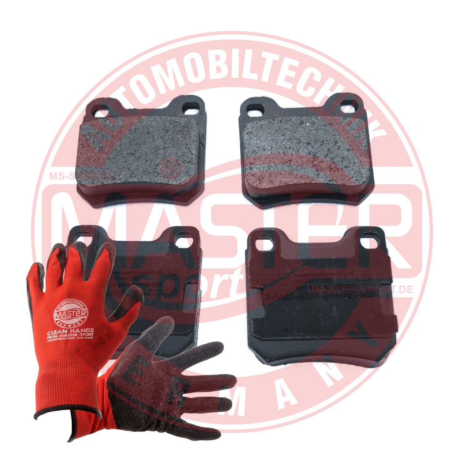 Brake Pad Set, disc brake (13046040402N-SET-MSP)