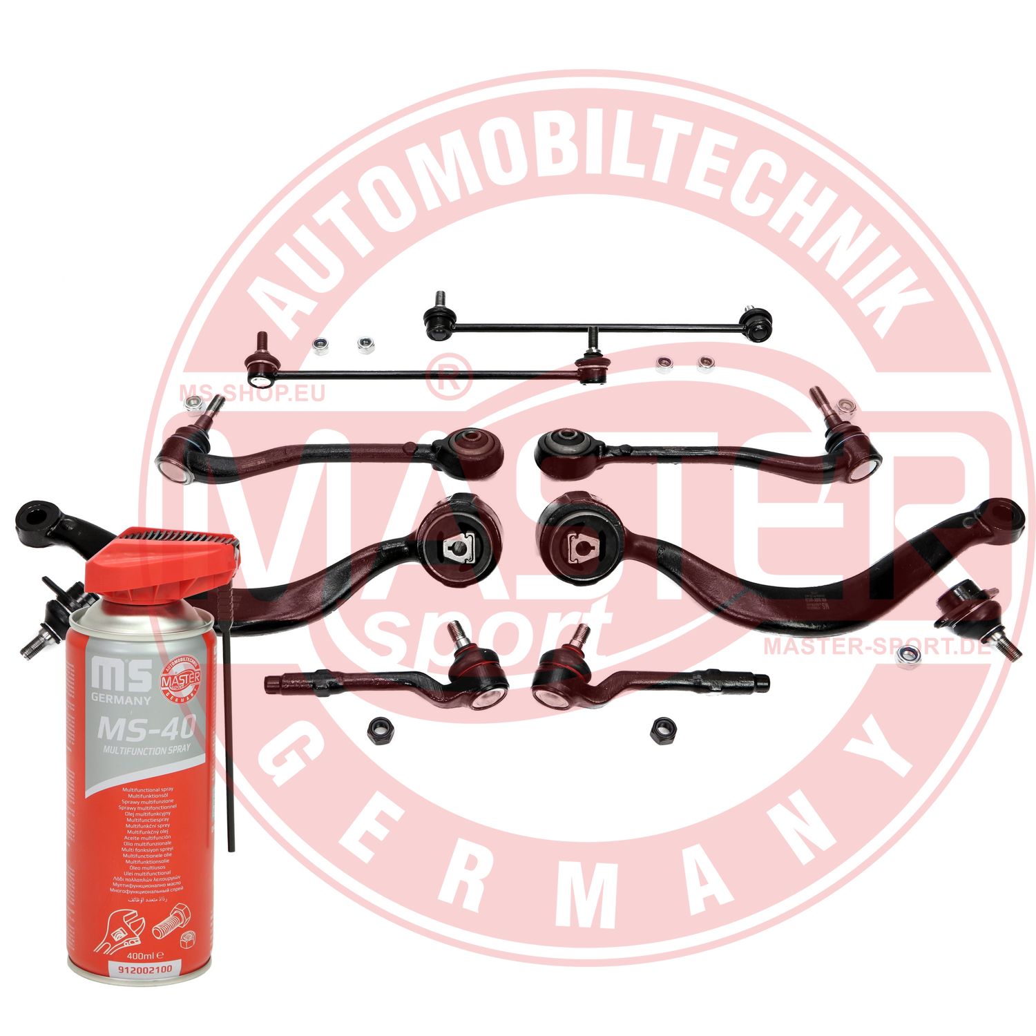 Control/Trailing Arm Kit, wheel suspension (36829-SET-MSP)