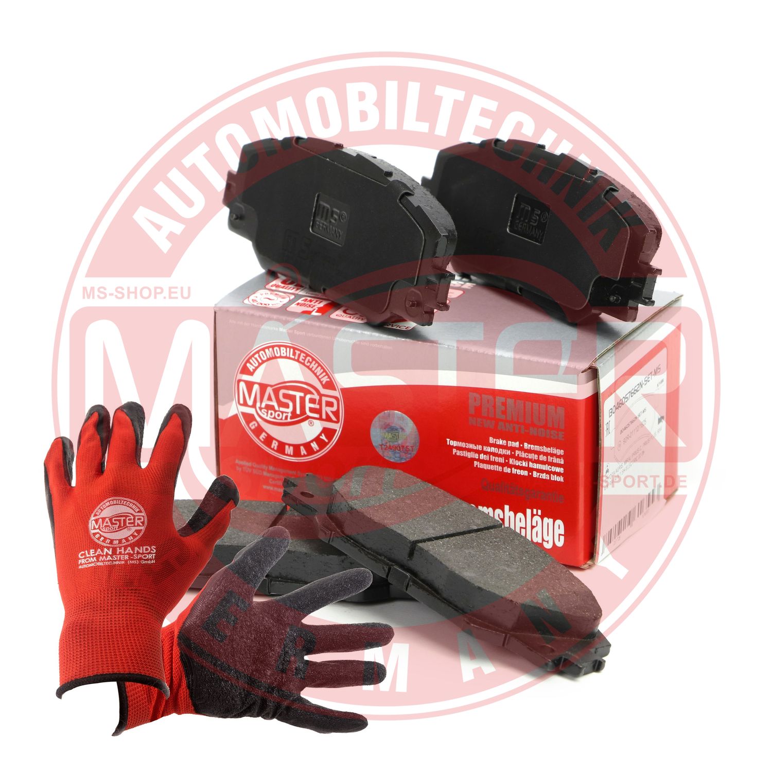 Brake Pad Set, disc brake (13046057662N-SET-MSP)