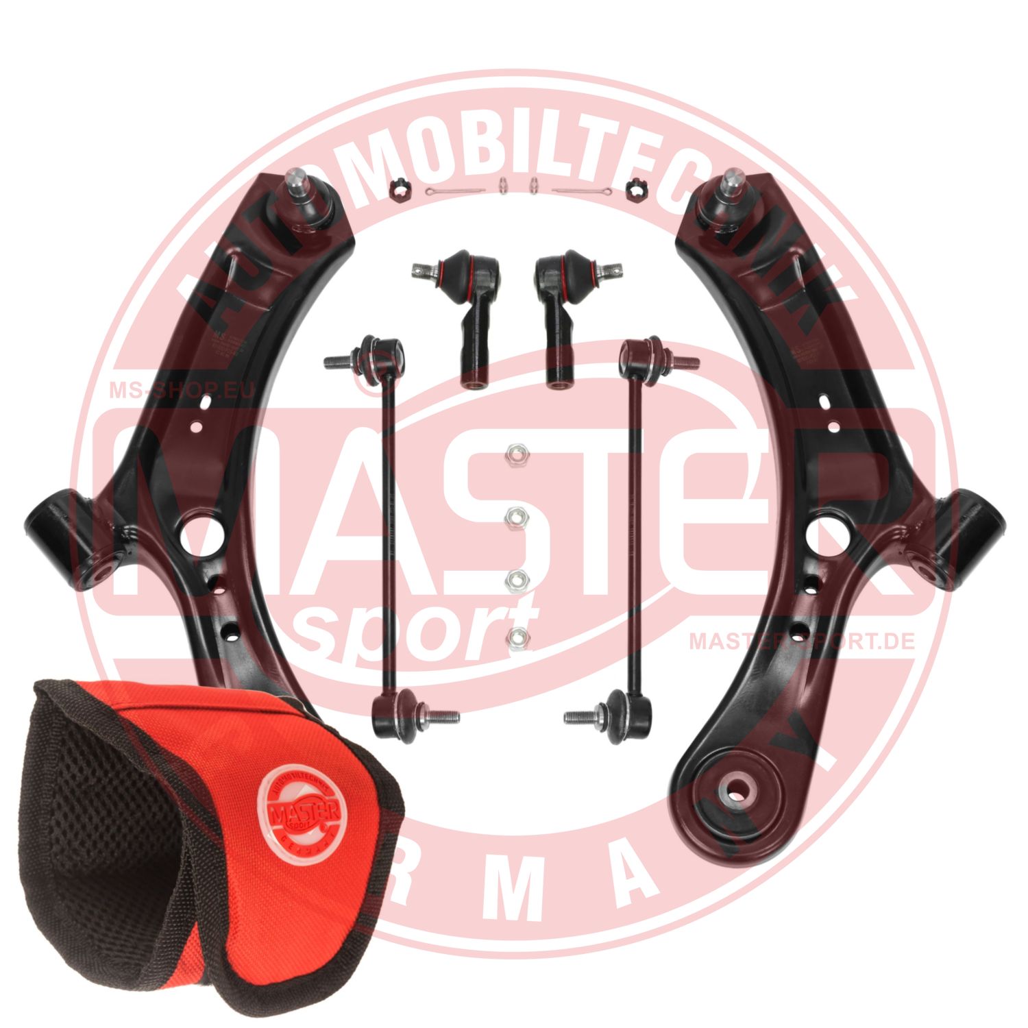 Control/Trailing Arm Kit, wheel suspension (37113/1-KIT-MSM)