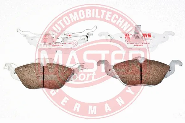 Brake Pad Set, disc brake (13046071152K-SET-MS)