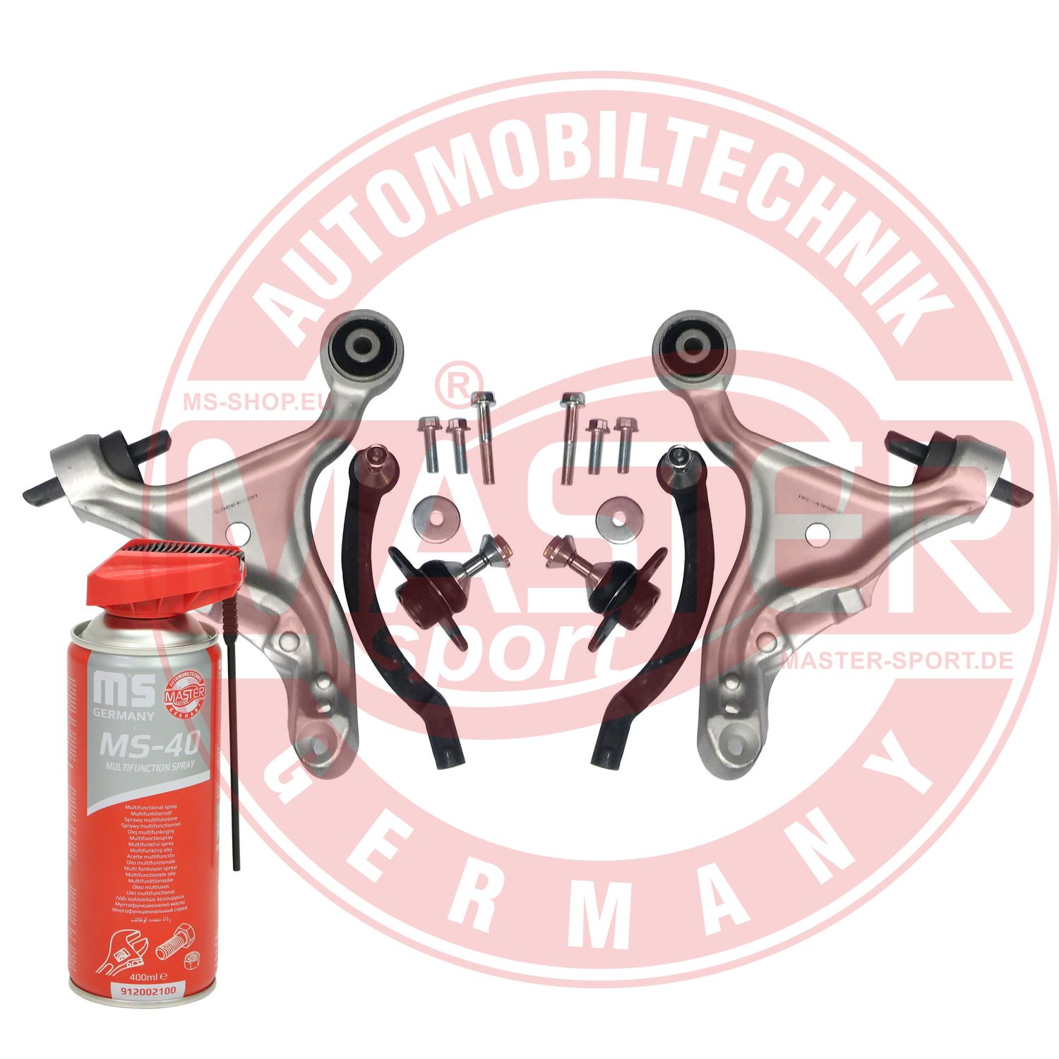 Control/Trailing Arm Kit, wheel suspension (36893/3-KIT-MSP)