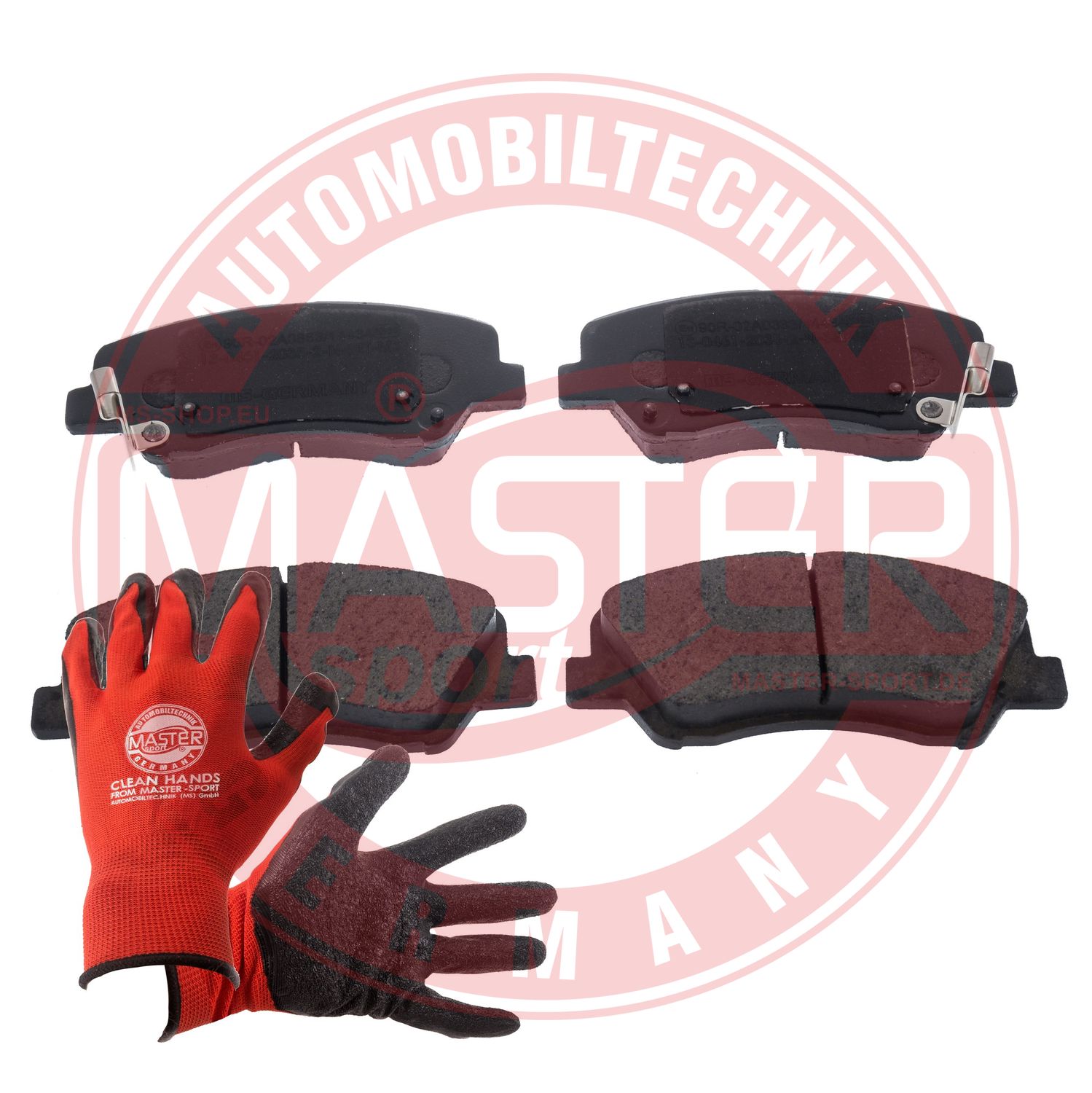 Brake Pad Set, disc brake (13046120352N-SET-MSP)
