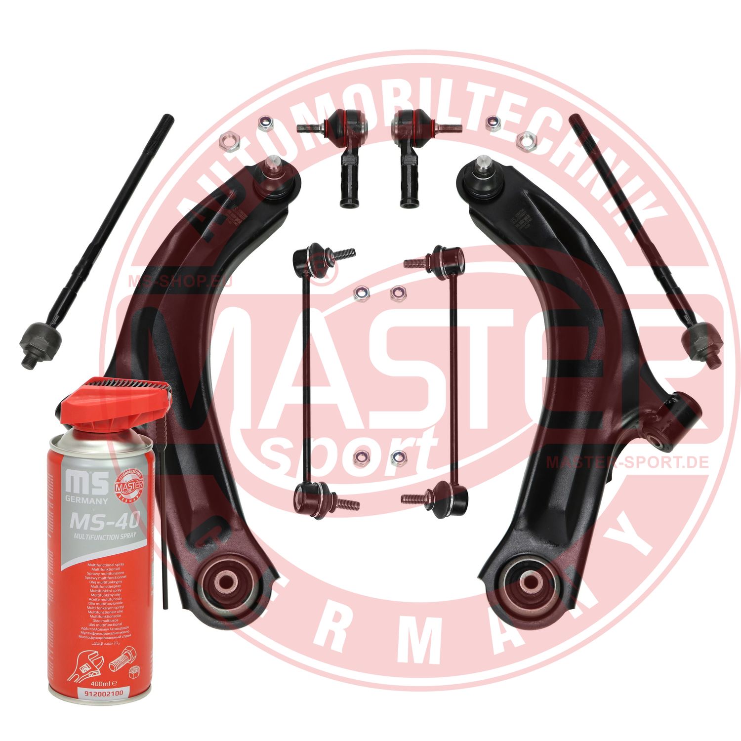 Control/Trailing Arm Kit, wheel suspension (37060-KIT-MSP)