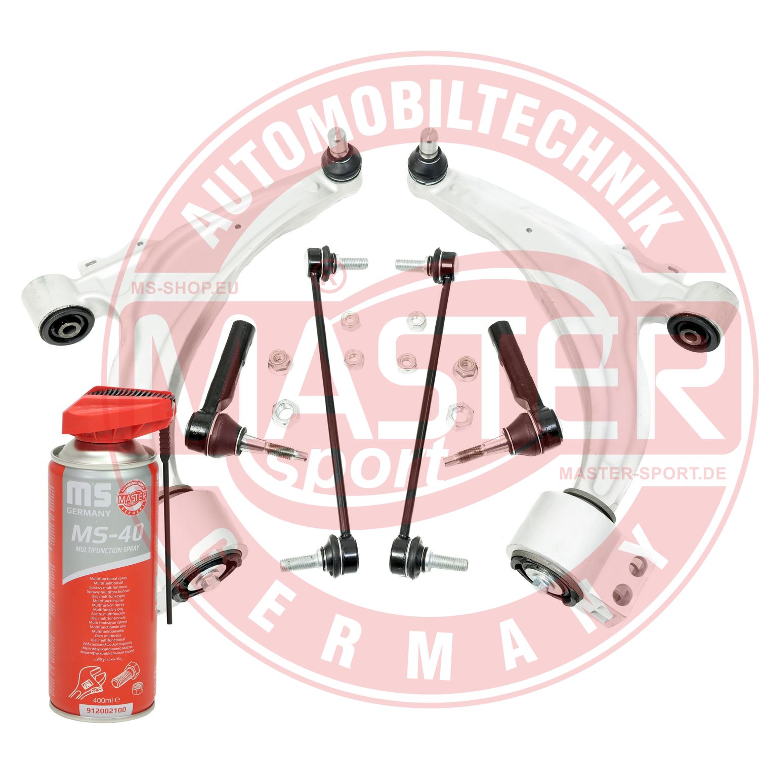 Control/Trailing Arm Kit, wheel suspension (36935/1-KIT-MSP)