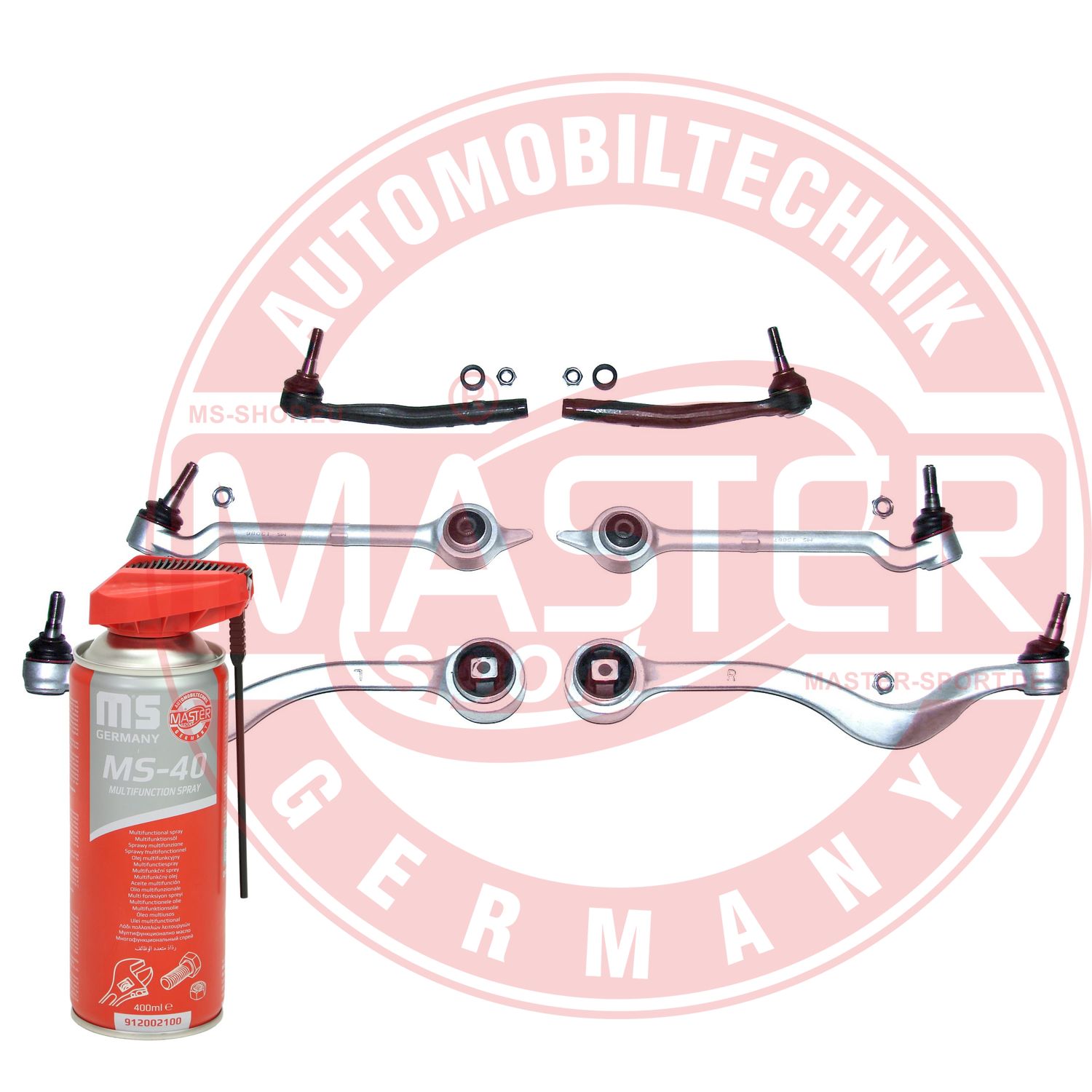 Control/Trailing Arm Kit, wheel suspension (36800/2-SET-MSP)