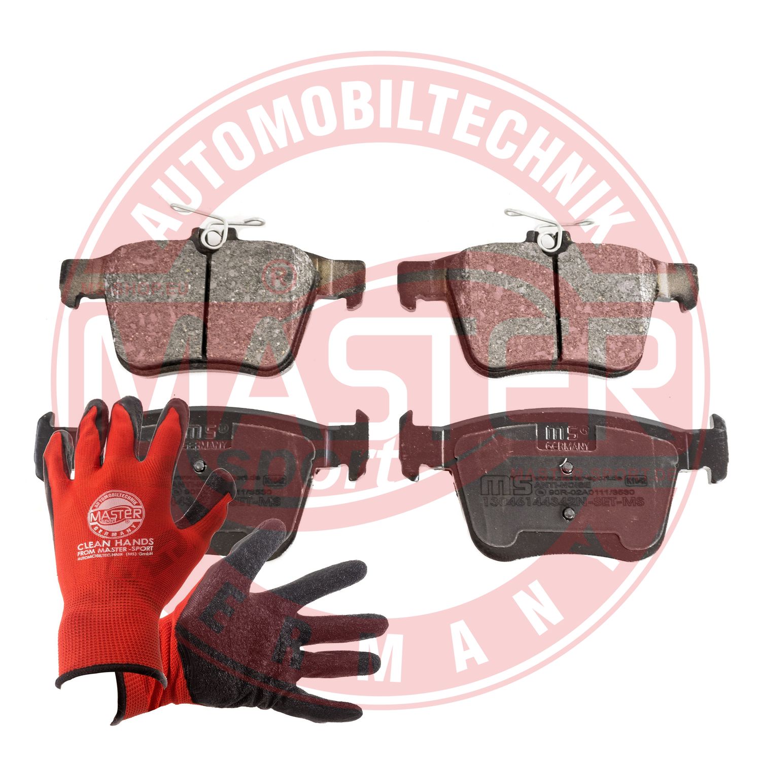 Brake Pad Set, disc brake (13046144342N-SET-MSP)
