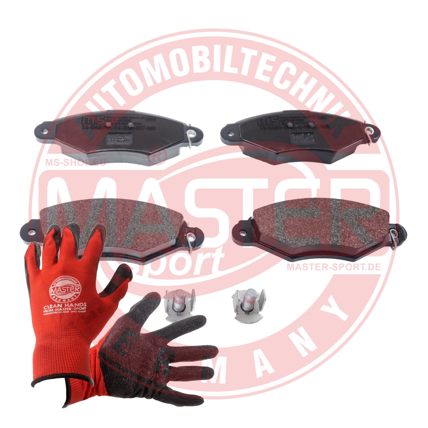 Brake Pad Set, disc brake (13046039742N-SET-MSP)