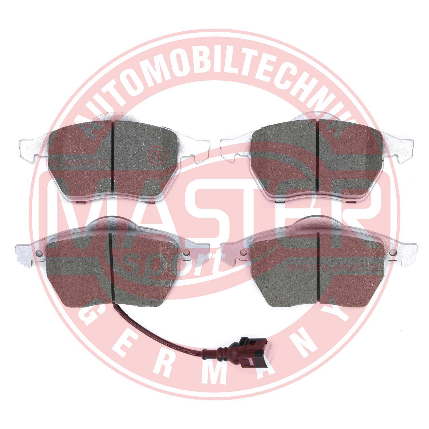 Brake Pad Set, disc brake (13046071222K-SET-MS)