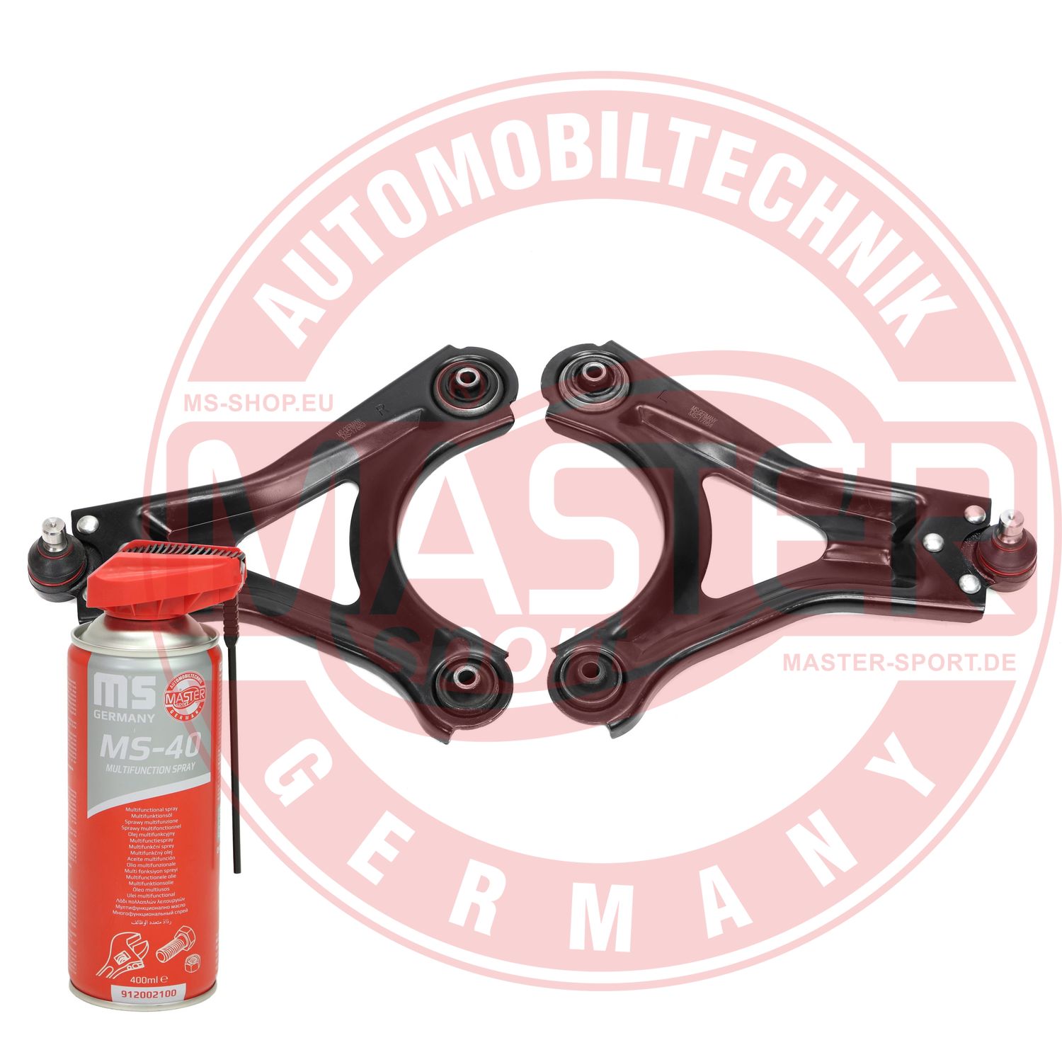 Control/Trailing Arm Kit, wheel suspension (37039-KIT-MSP)