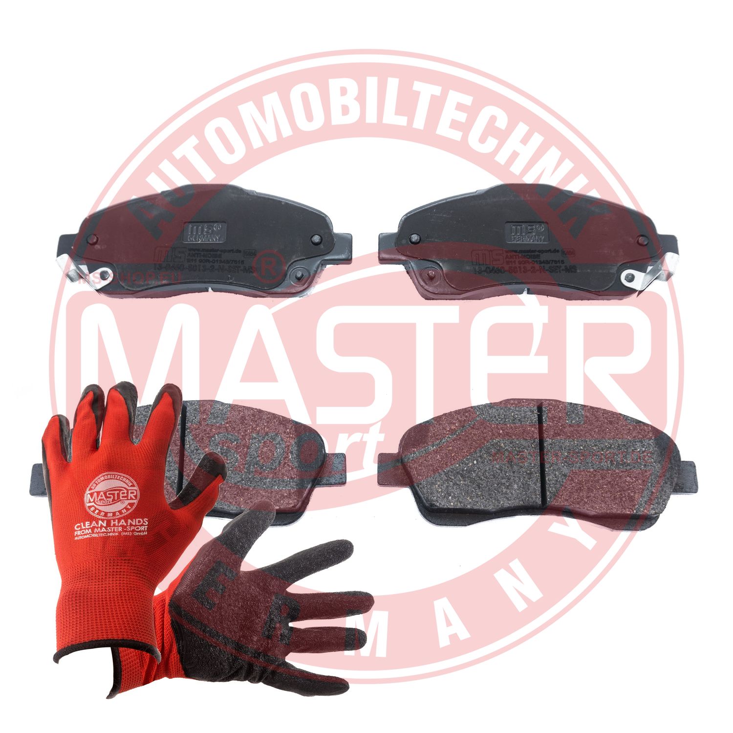 Brake Pad Set, disc brake (13046058132N-SET-MSP)