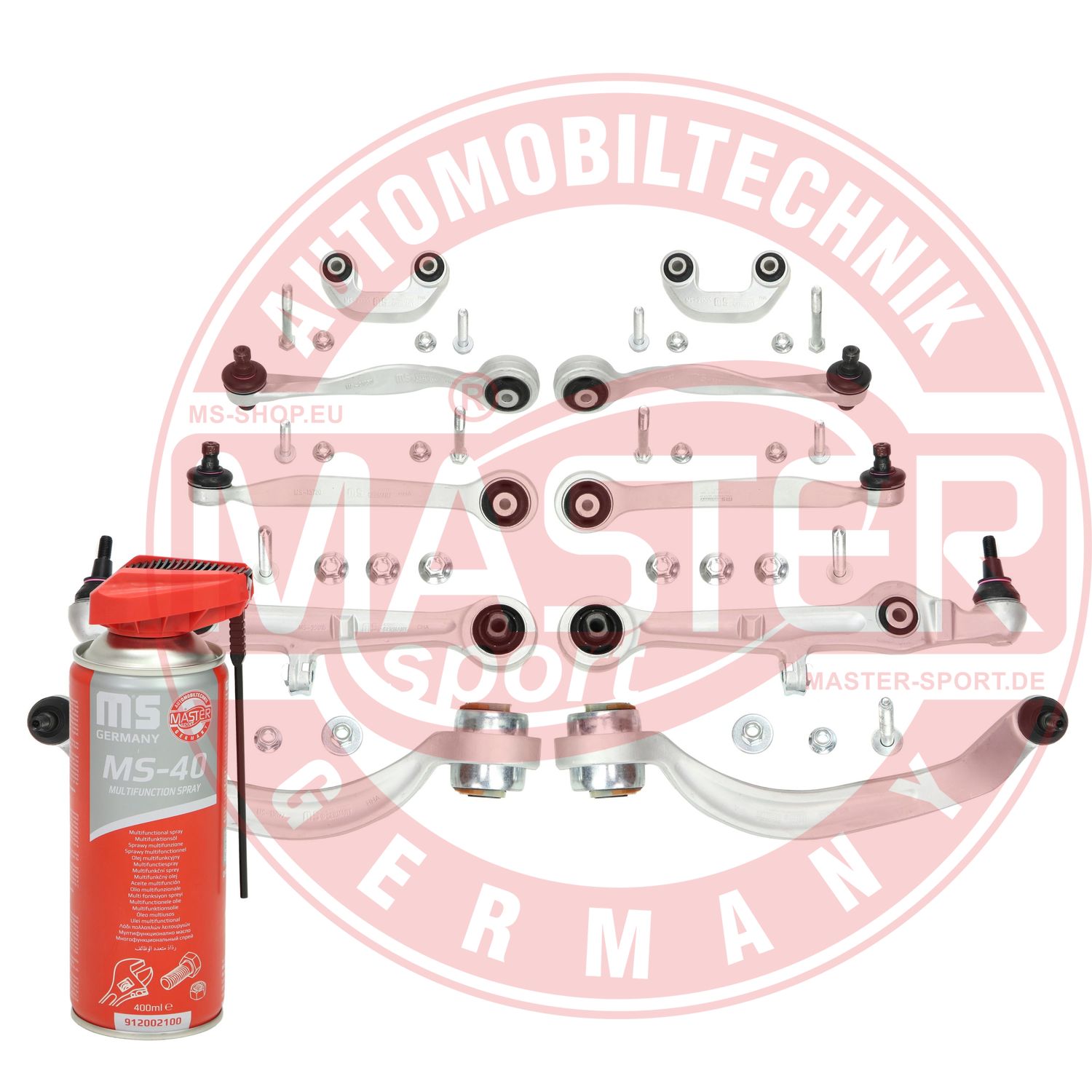 Control/Trailing Arm Kit, wheel suspension (36791/2-SET-MSP)