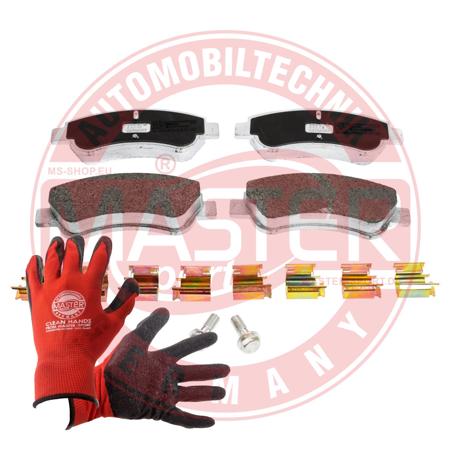 Brake Pad Set, disc brake (13046039942K-SET-MSP)