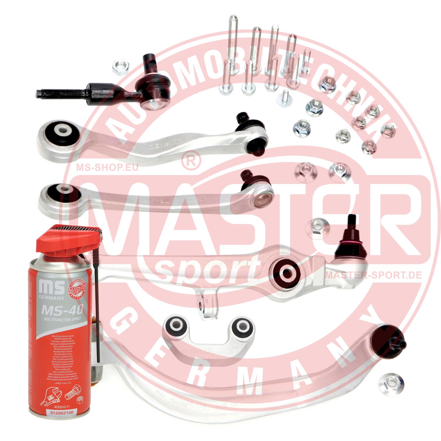 Control/Trailing Arm Kit, wheel suspension (36790R-SET-MSP)