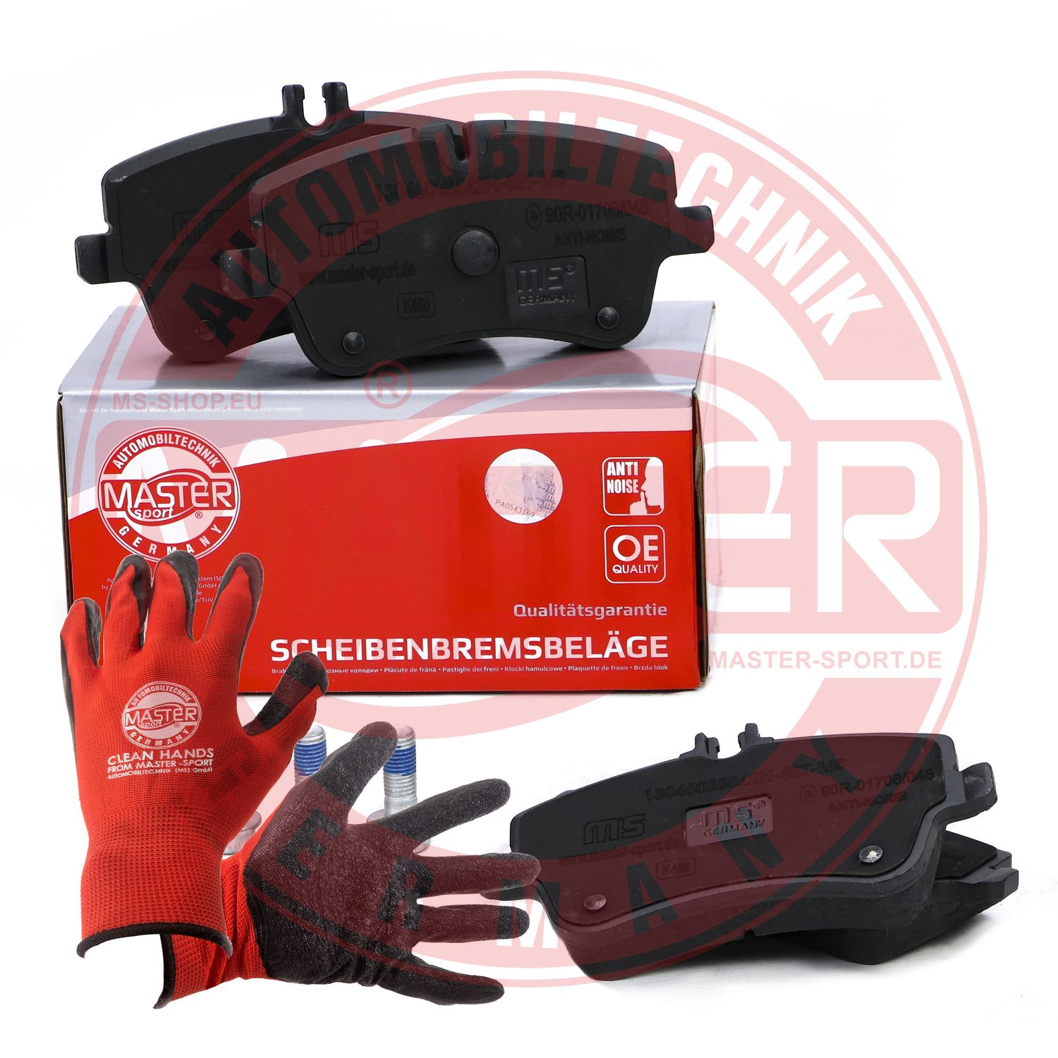 Brake Pad Set, disc brake (13046028542N-SET-MSP)