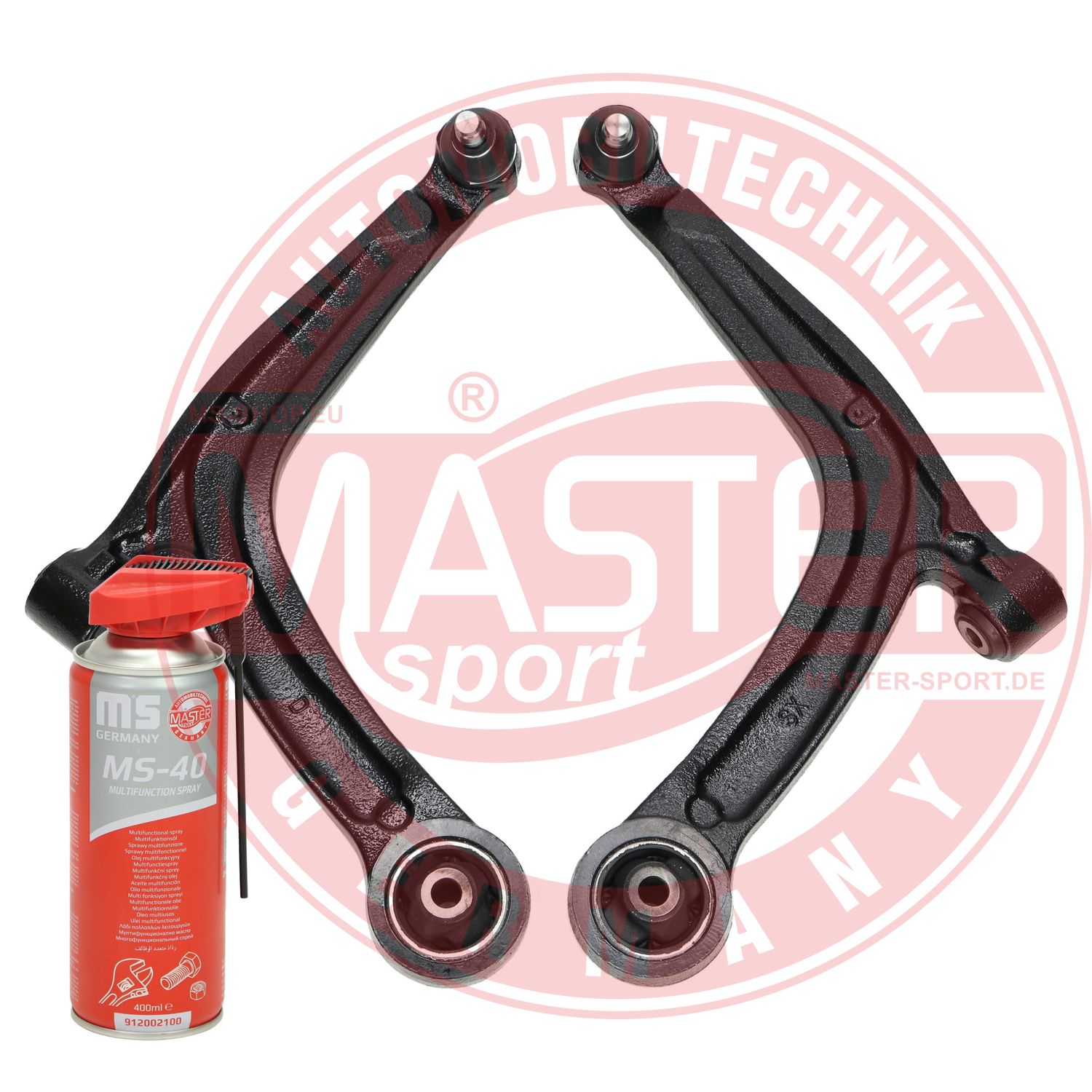 Control/Trailing Arm Kit, wheel suspension (36971/2-KIT-MSP)