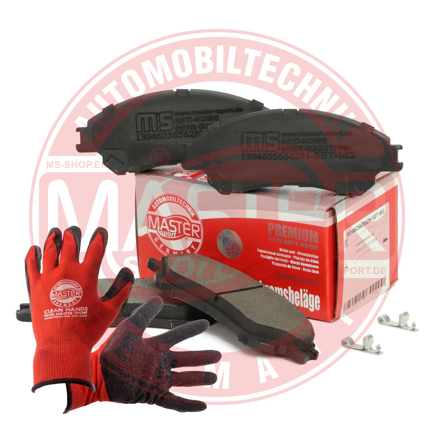 Brake Pad Set, disc brake (13046056562N-SET-MSP)