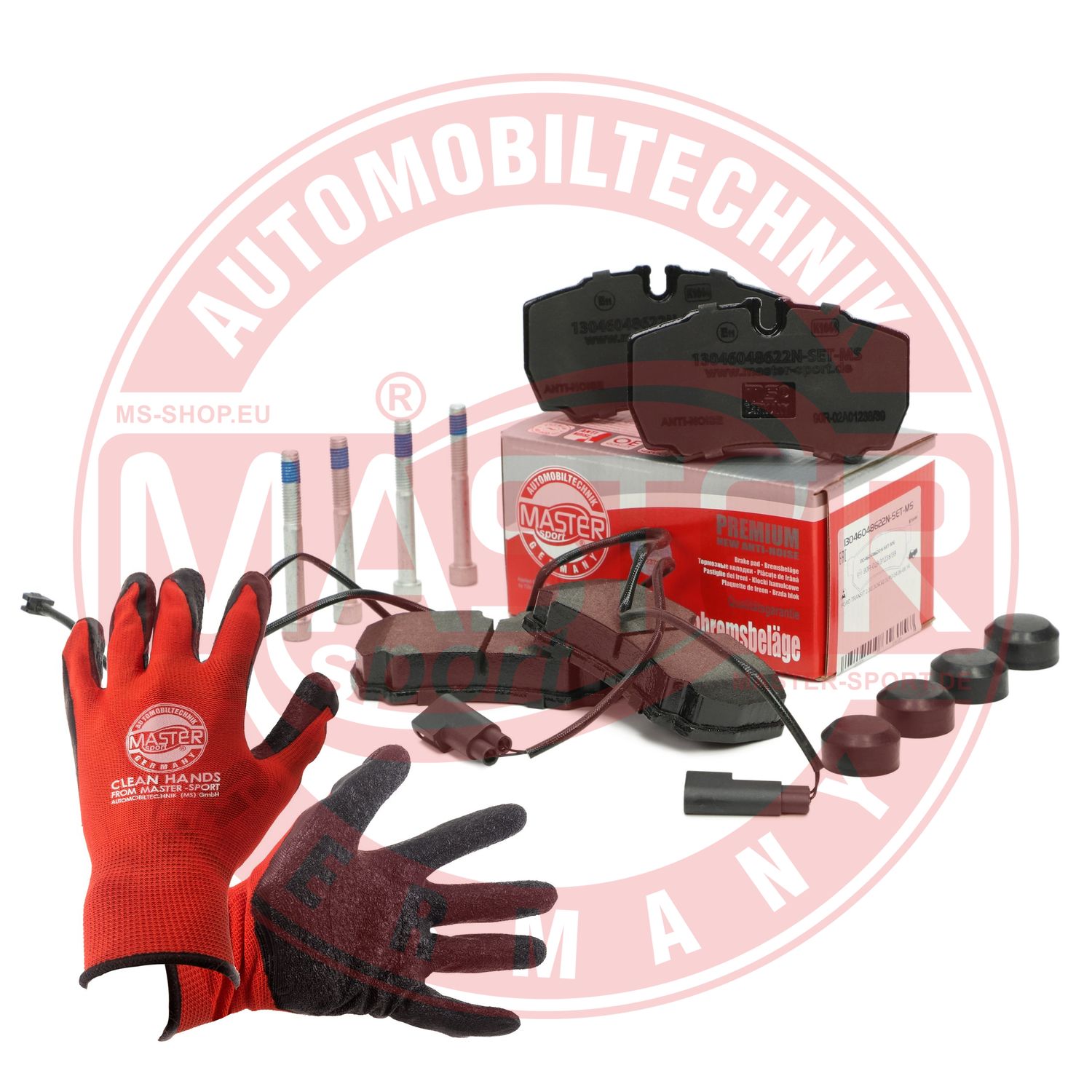 Brake Pad Set, disc brake (13046048622N-SET-MSP)