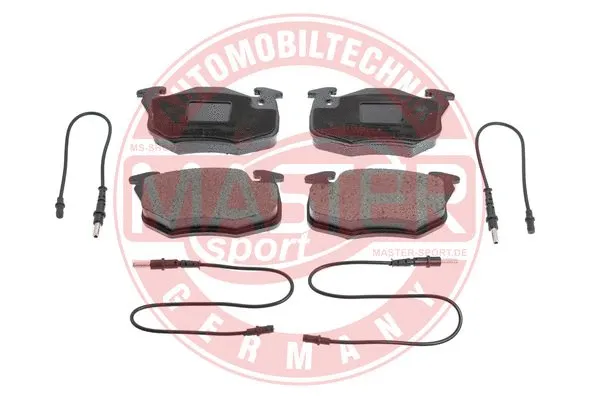 Brake Pad Set, disc brake (13046039432N-SET-MS)