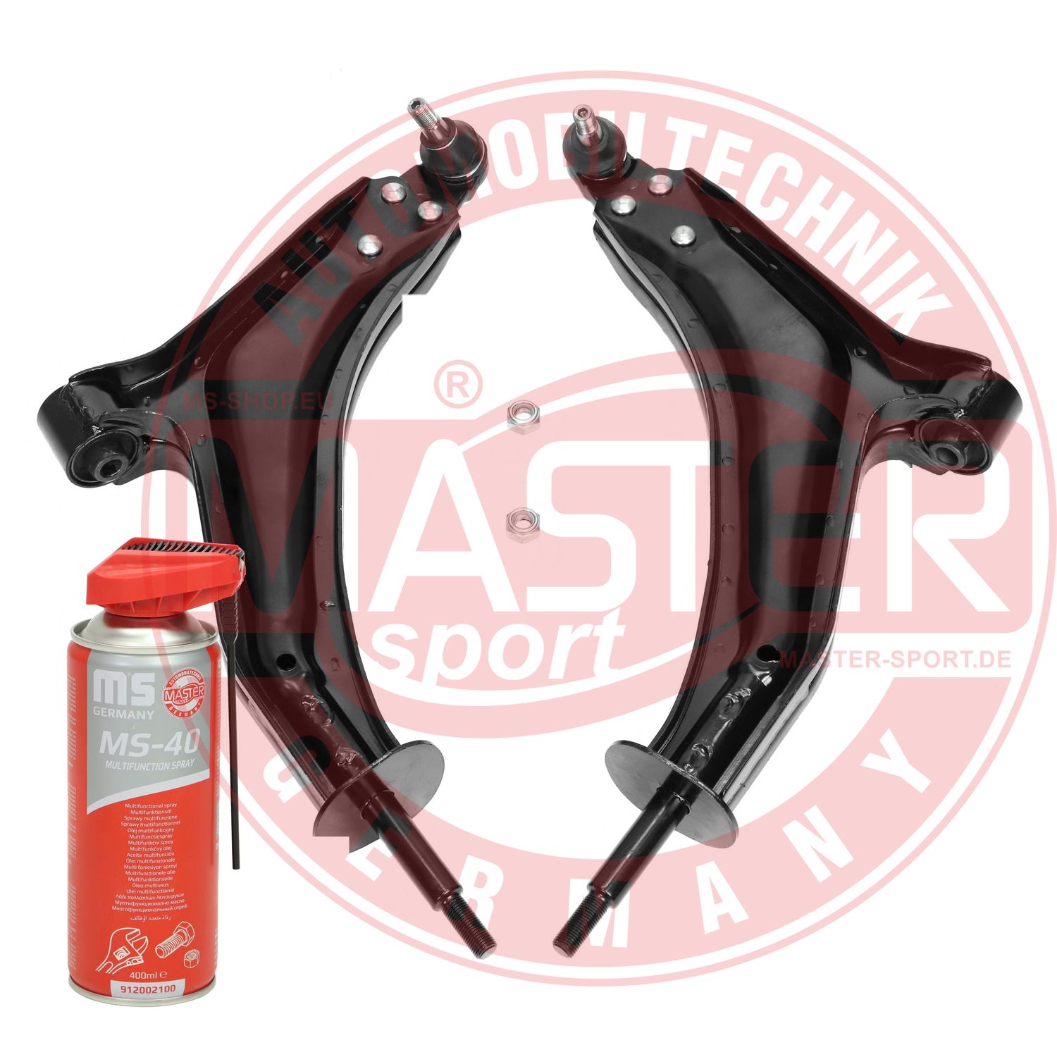Control/Trailing Arm Kit, wheel suspension (36952/1-KIT-MSP)