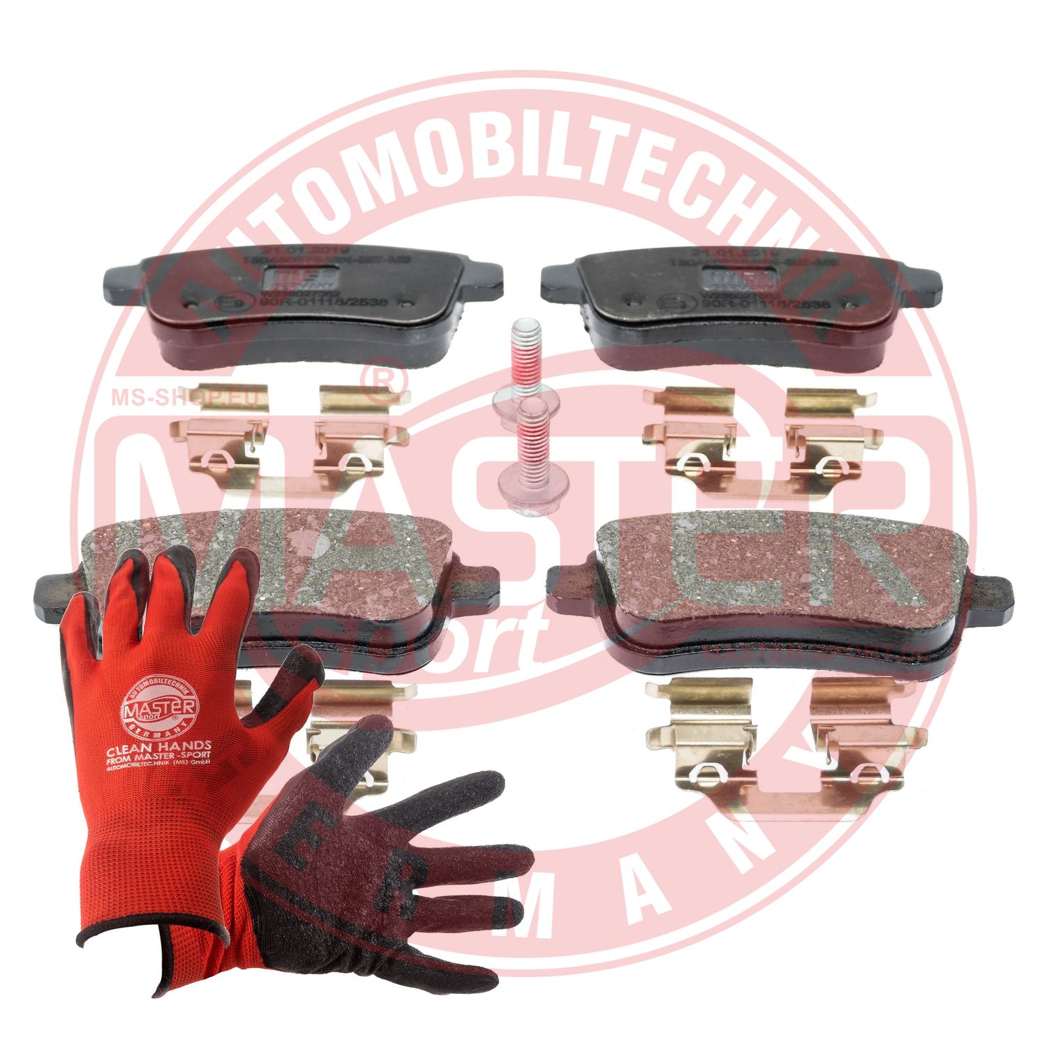 Brake Pad Set, disc brake (13046027562N-SET-MSP)