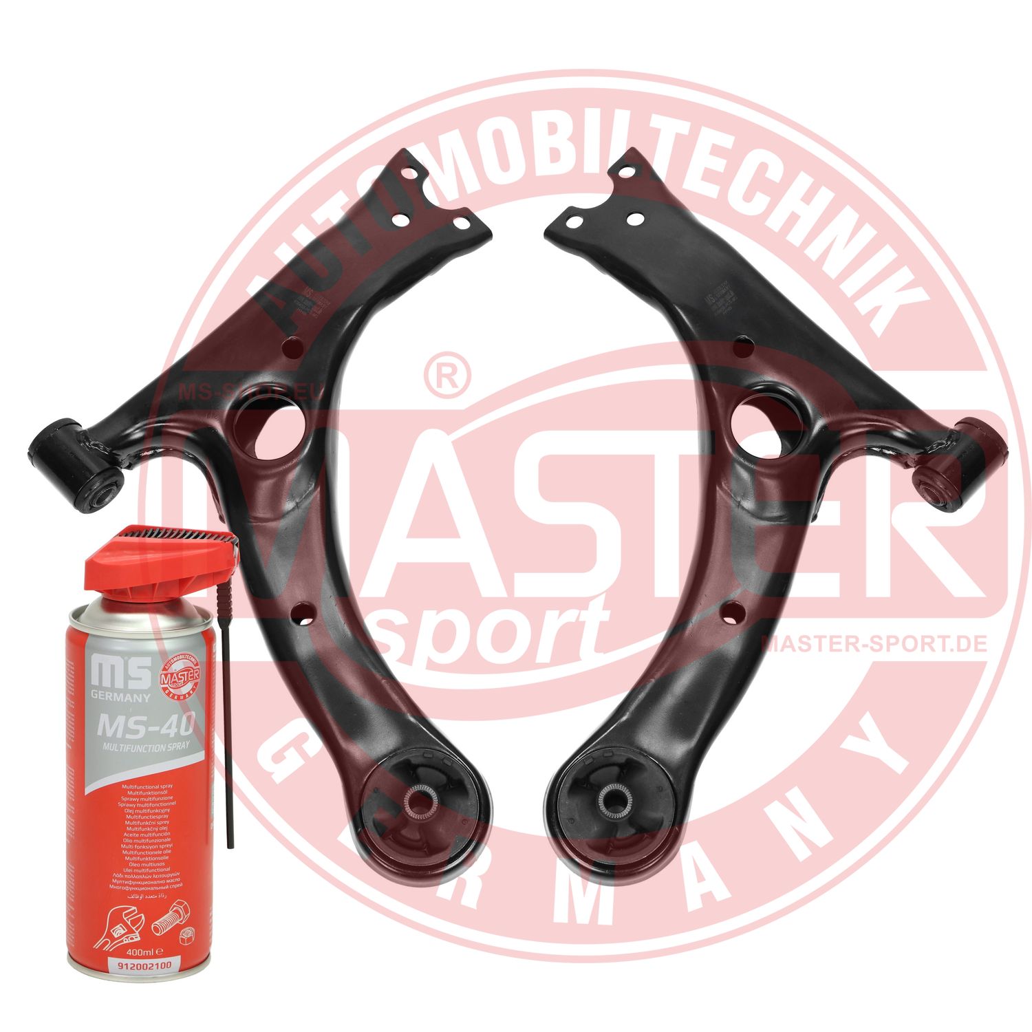 Control/Trailing Arm Kit, wheel suspension (36902/1-KIT-MSP)