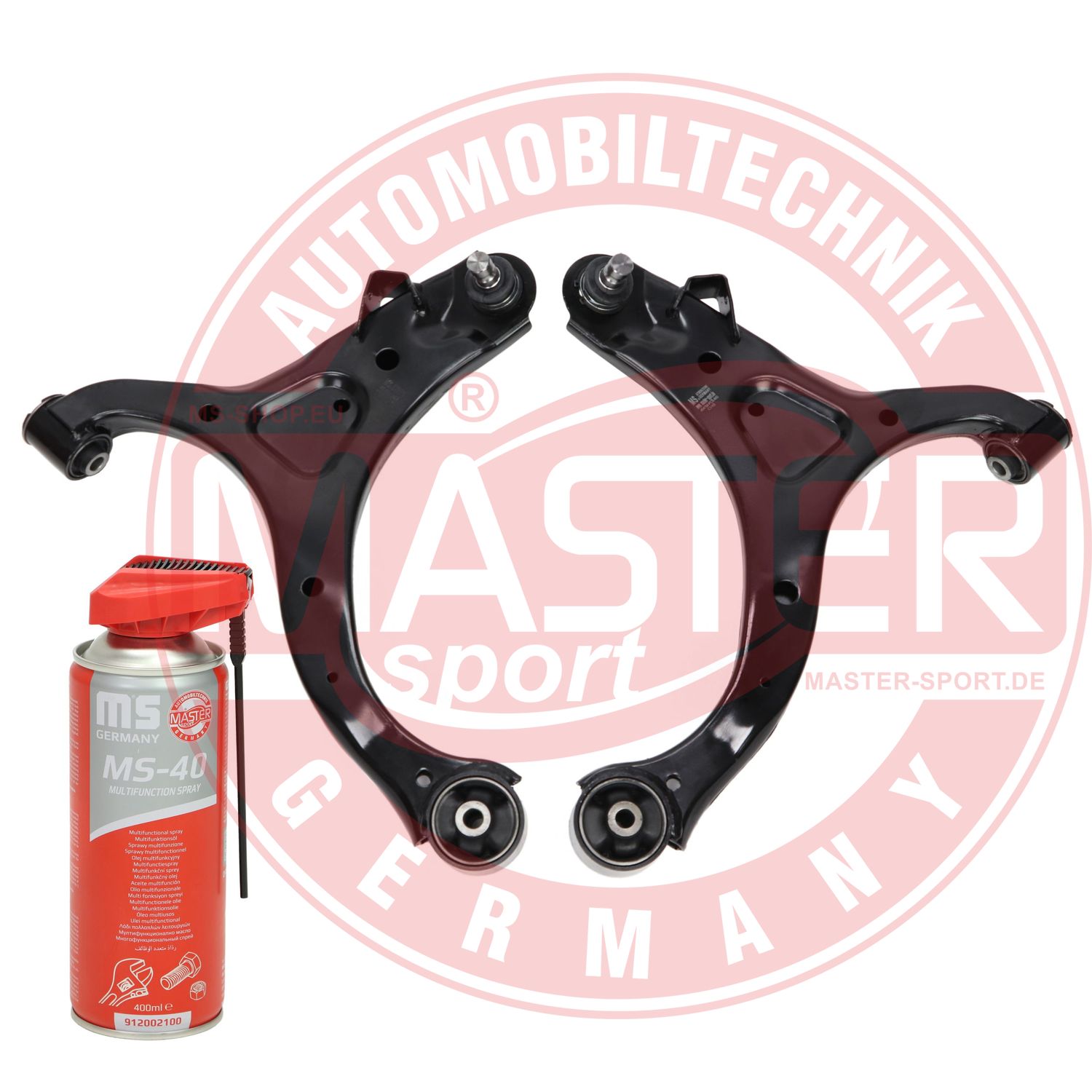 Control/Trailing Arm Kit, wheel suspension (37161-KIT-MSP)