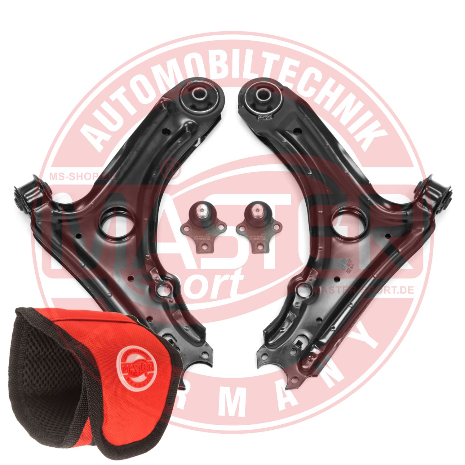 Control/Trailing Arm Kit, wheel suspension (37021-KIT-MSM)