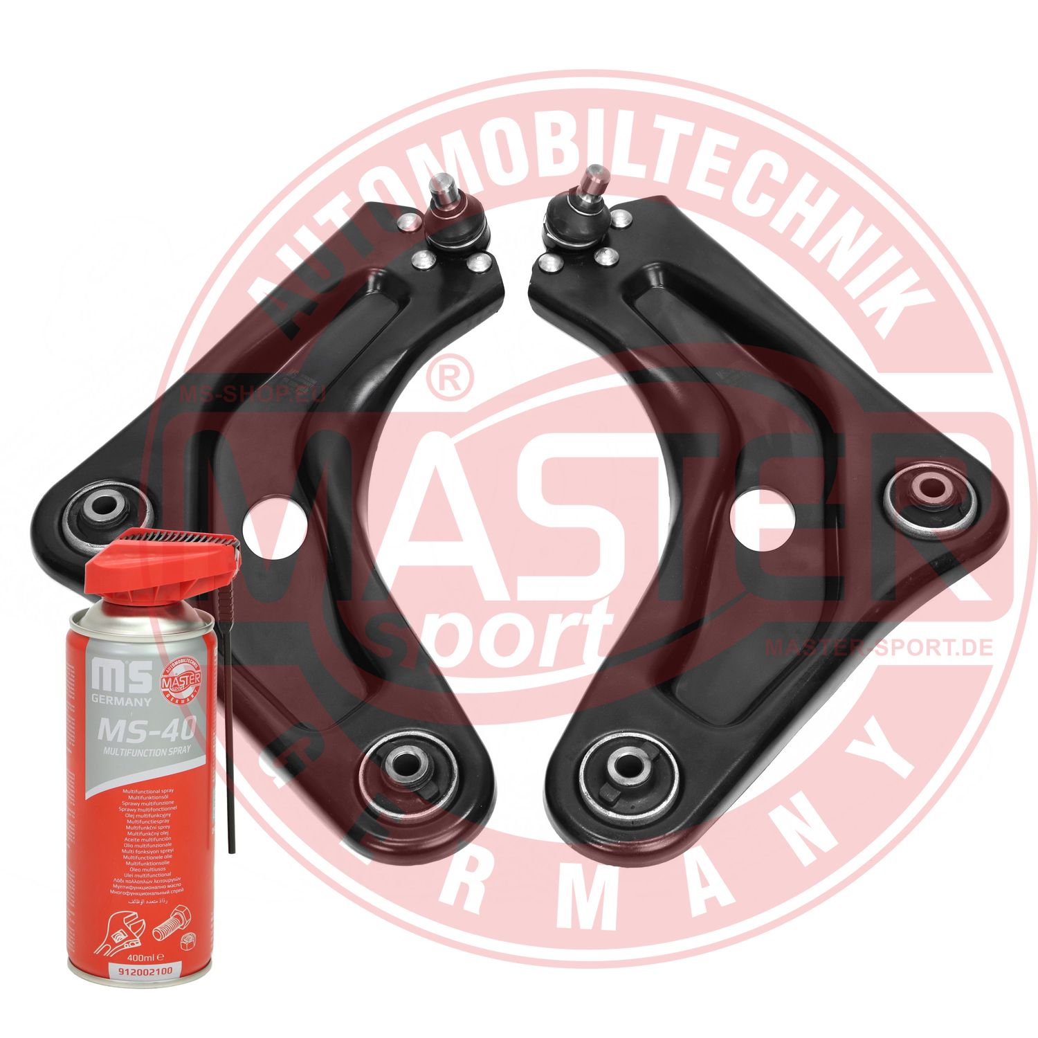 Control/Trailing Arm Kit, wheel suspension (37108-KIT-MSP)