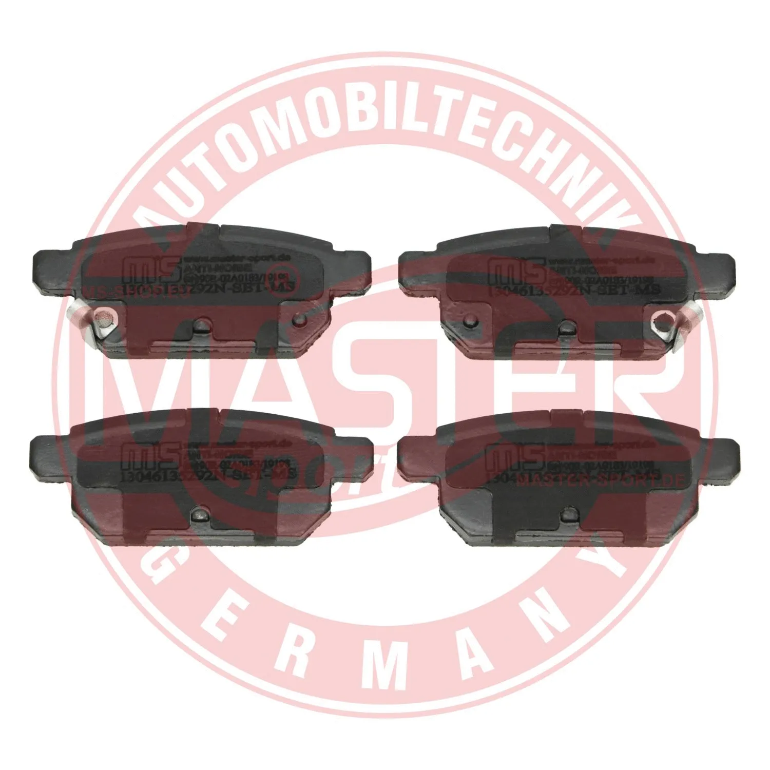 Brake Pad Set, disc brake (13046135292N-SET-MS)