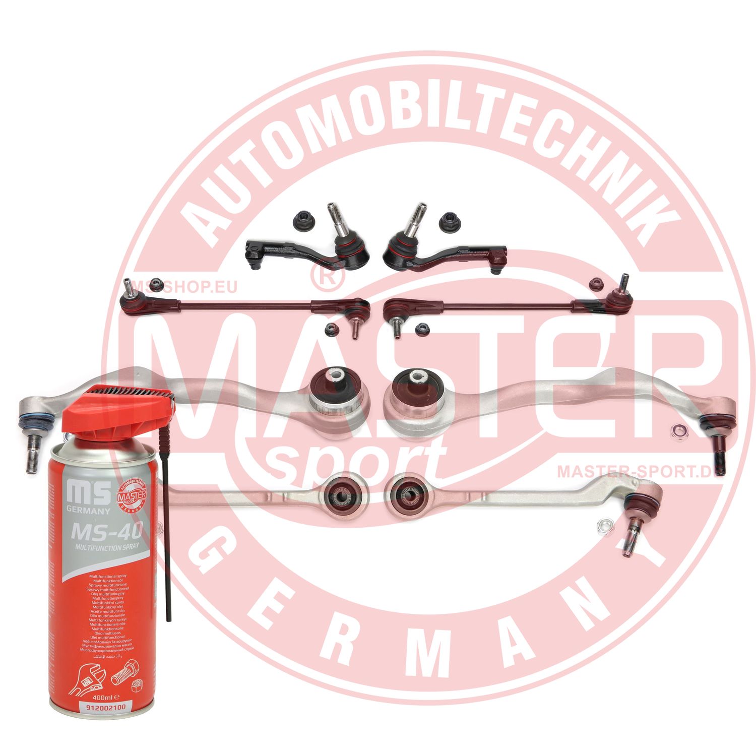 Control/Trailing Arm Kit, wheel suspension (36870-KIT-MSP)