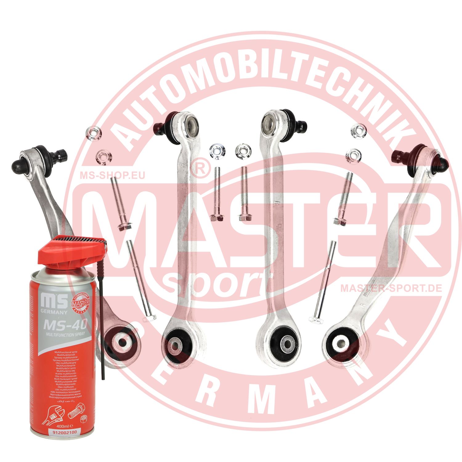Control/Trailing Arm Kit, wheel suspension (37192-KIT-MSP)