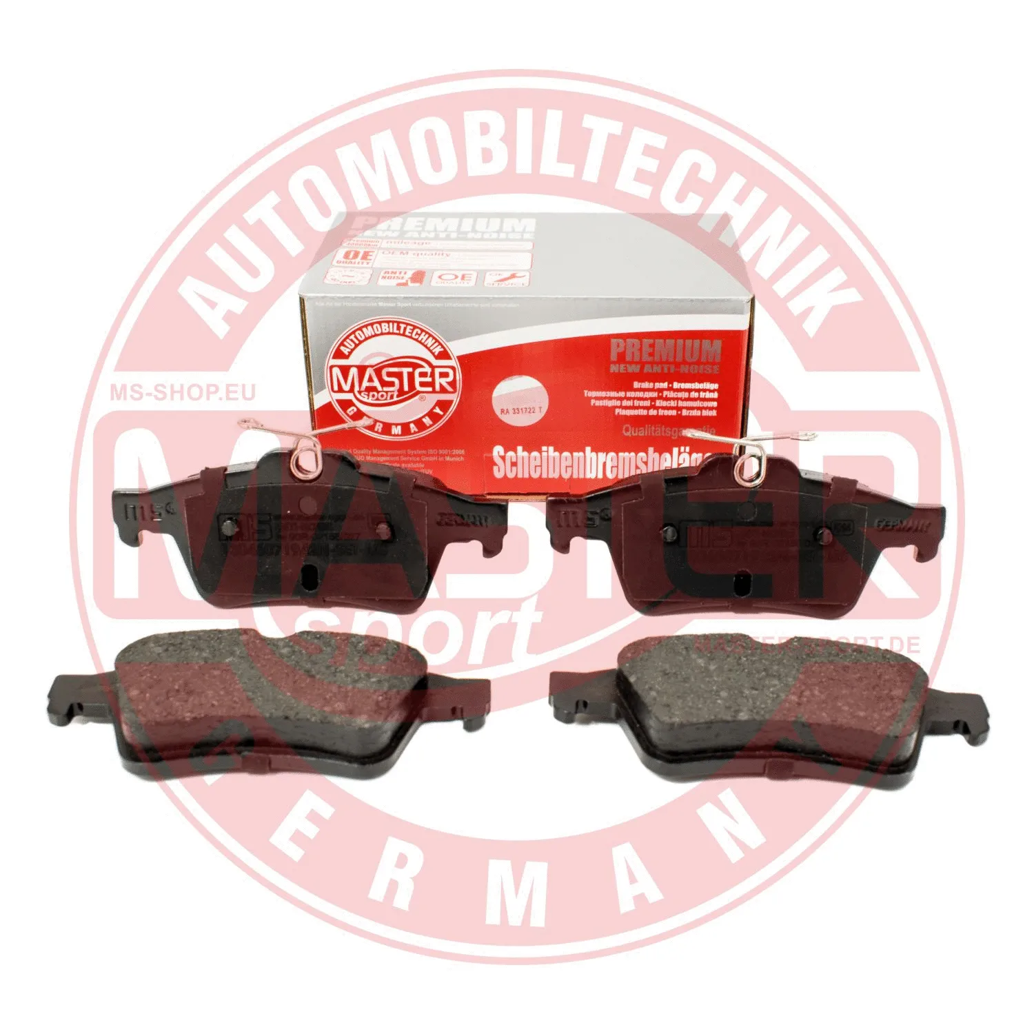 Brake Pad Set, disc brake (13046071942N-SET-MS)