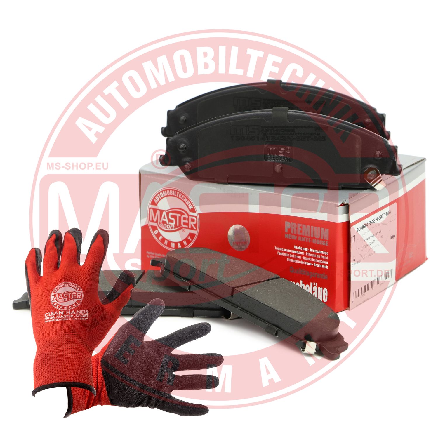 Brake Pad Set, disc brake (13046141342N-SET-MSP)