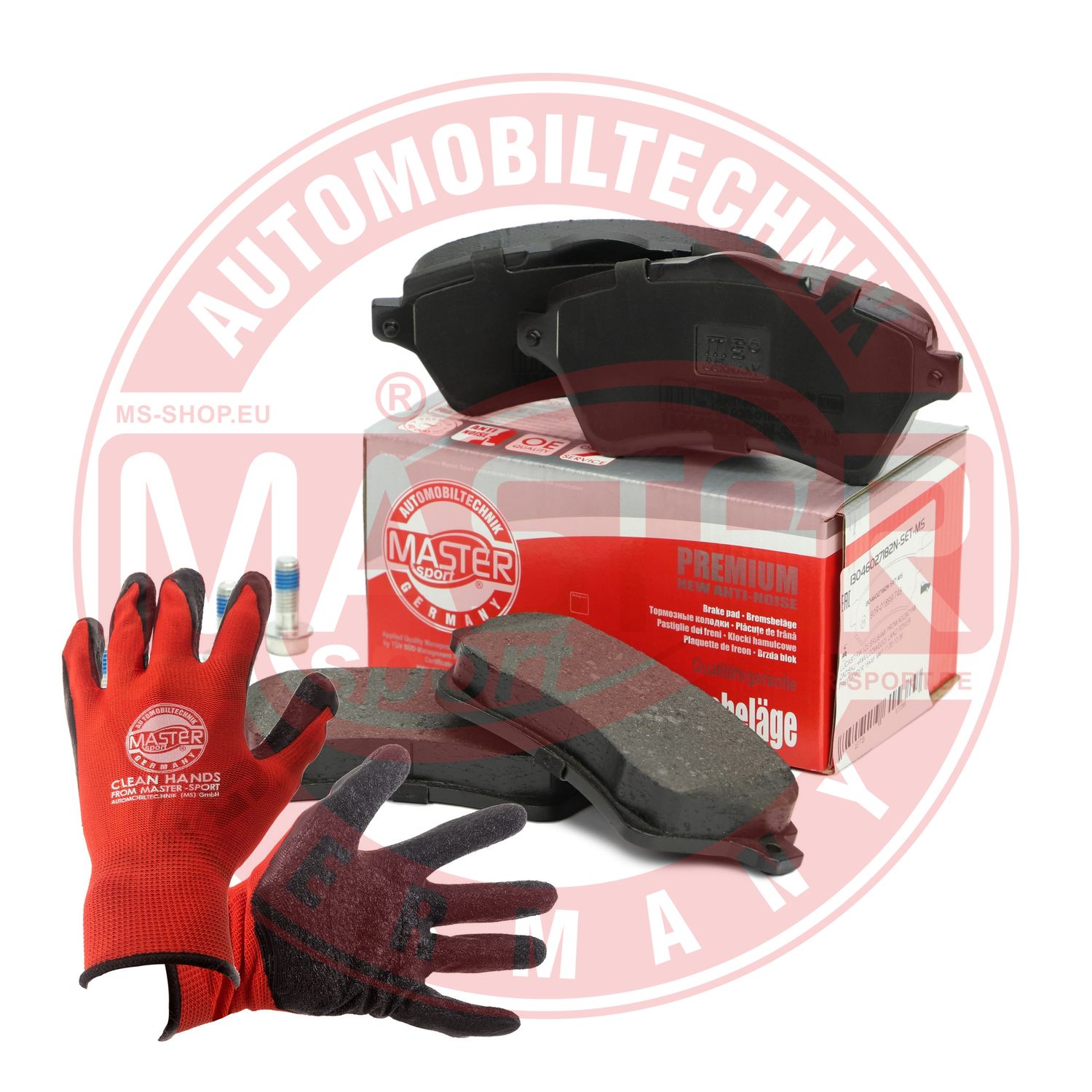 Brake Pad Set, disc brake (13046027182N-SET-MSP)