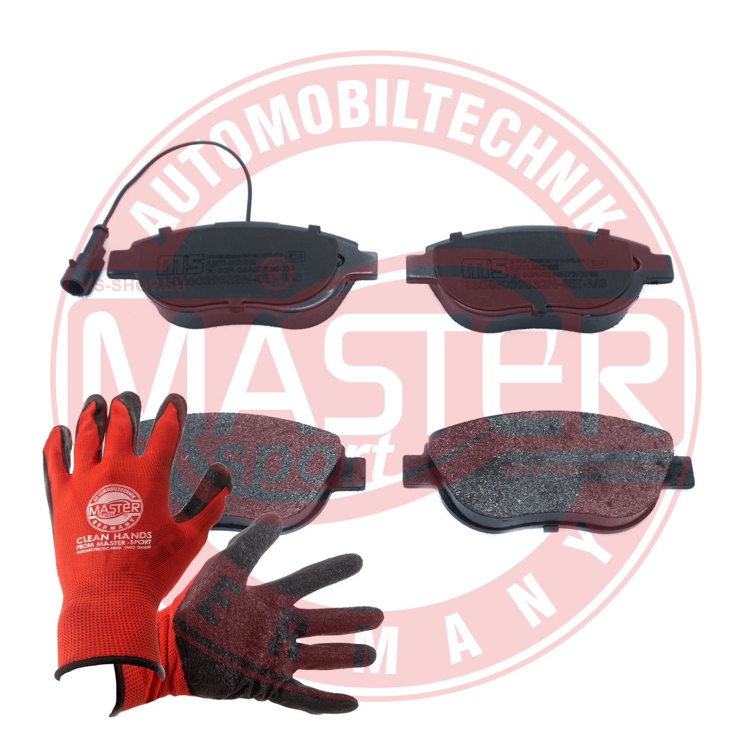 Brake Pad Set, disc brake (13046039832N-SET-MSP)