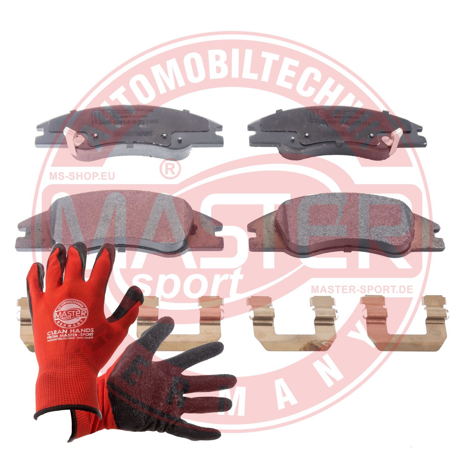 Brake Pad Set, disc brake (13046057912N-SET-MSP)