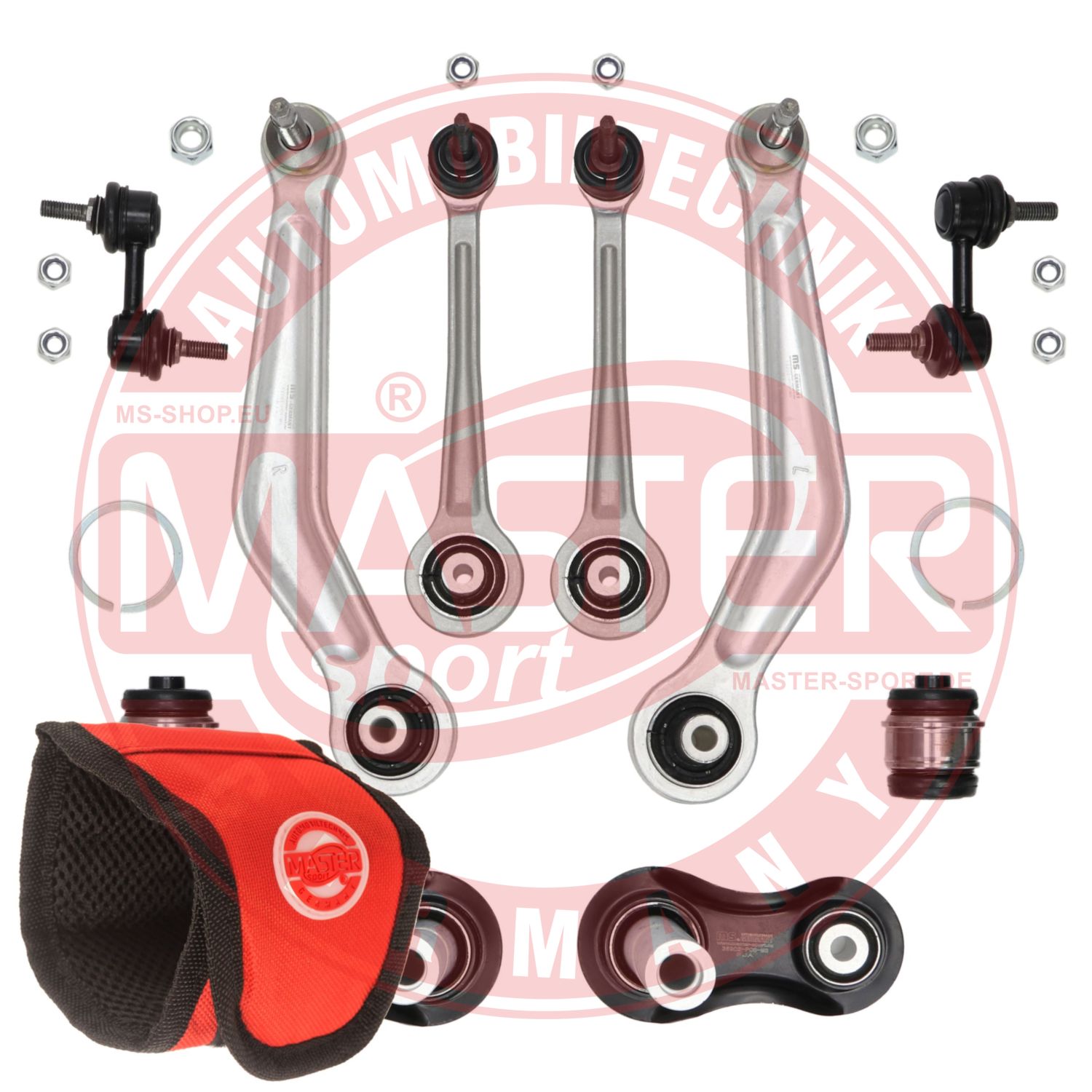 Control/Trailing Arm Kit, wheel suspension (36803/1-SET-MSM)