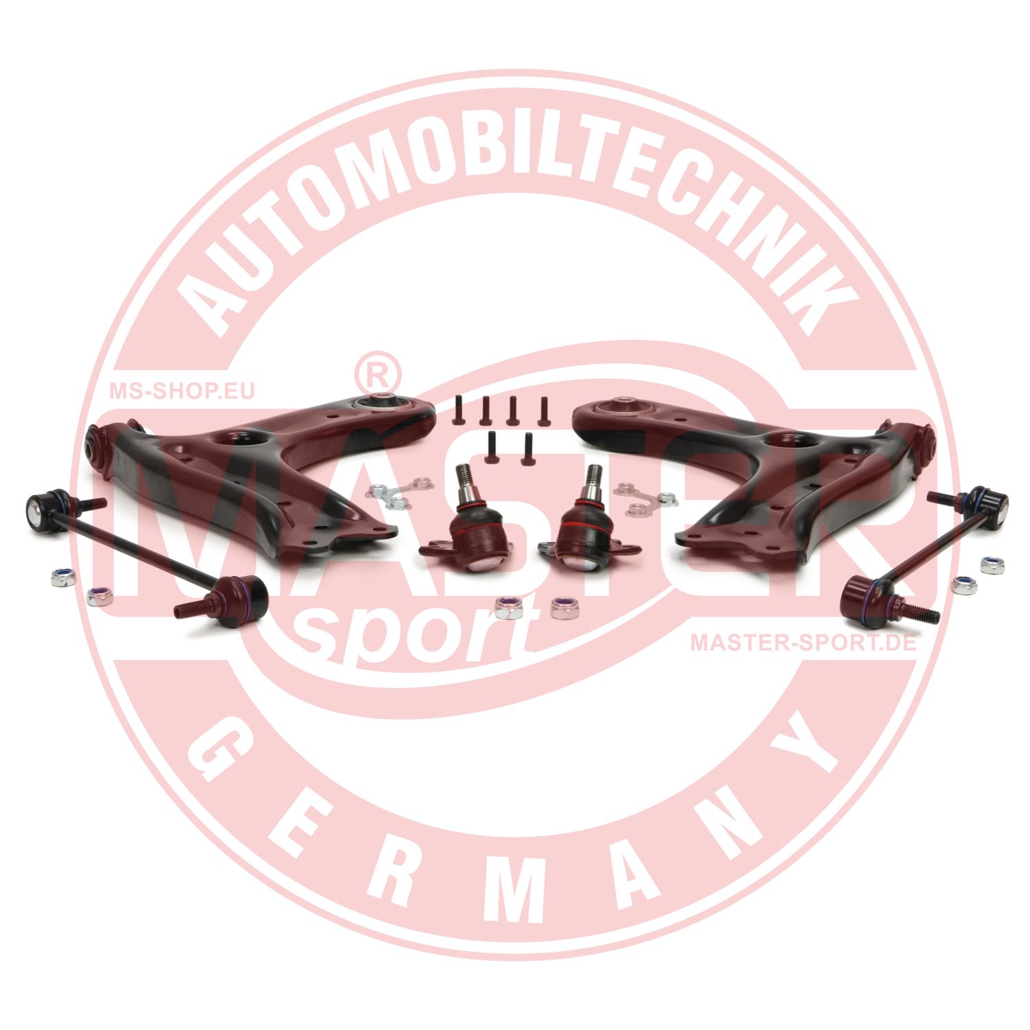 Control/Trailing Arm Kit, wheel suspension (37166/1-KIT-MS)