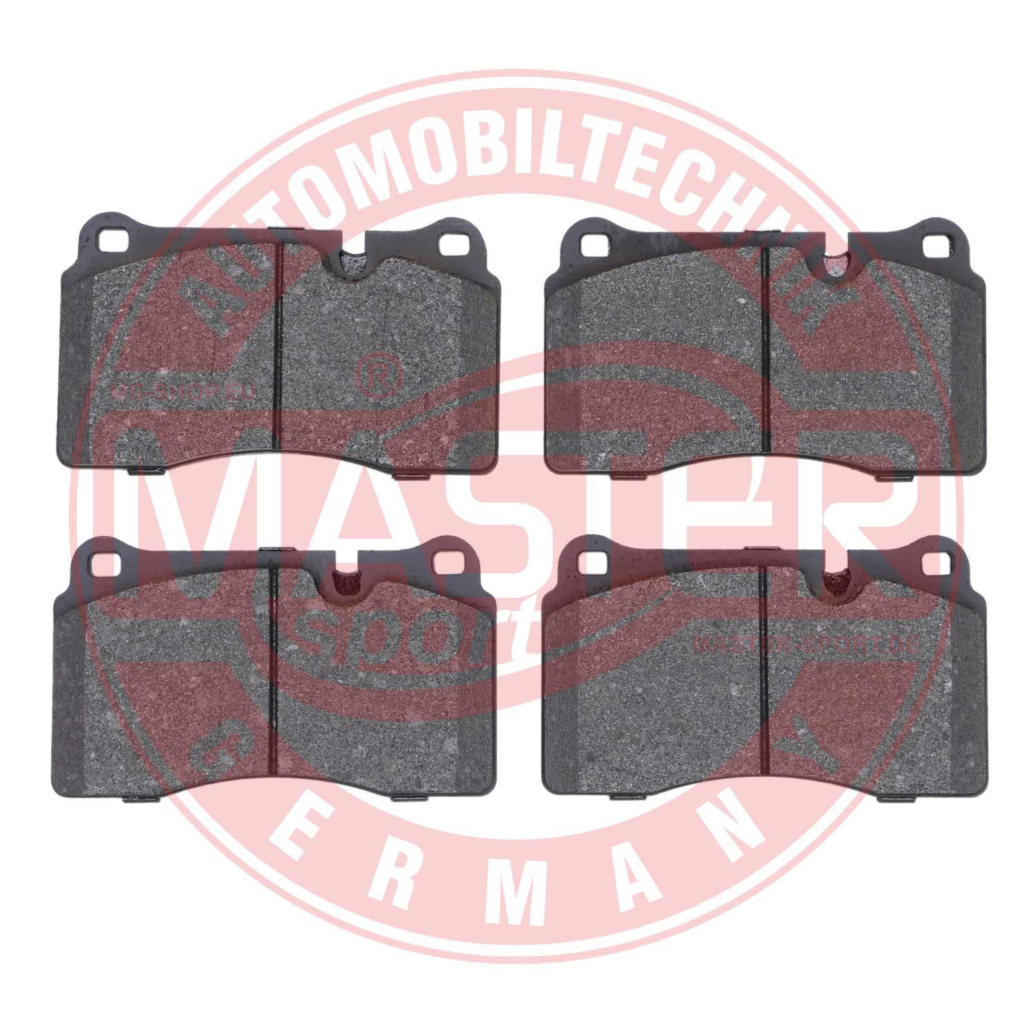 Brake Pad Set, disc brake (13046048372N-SET-MS)