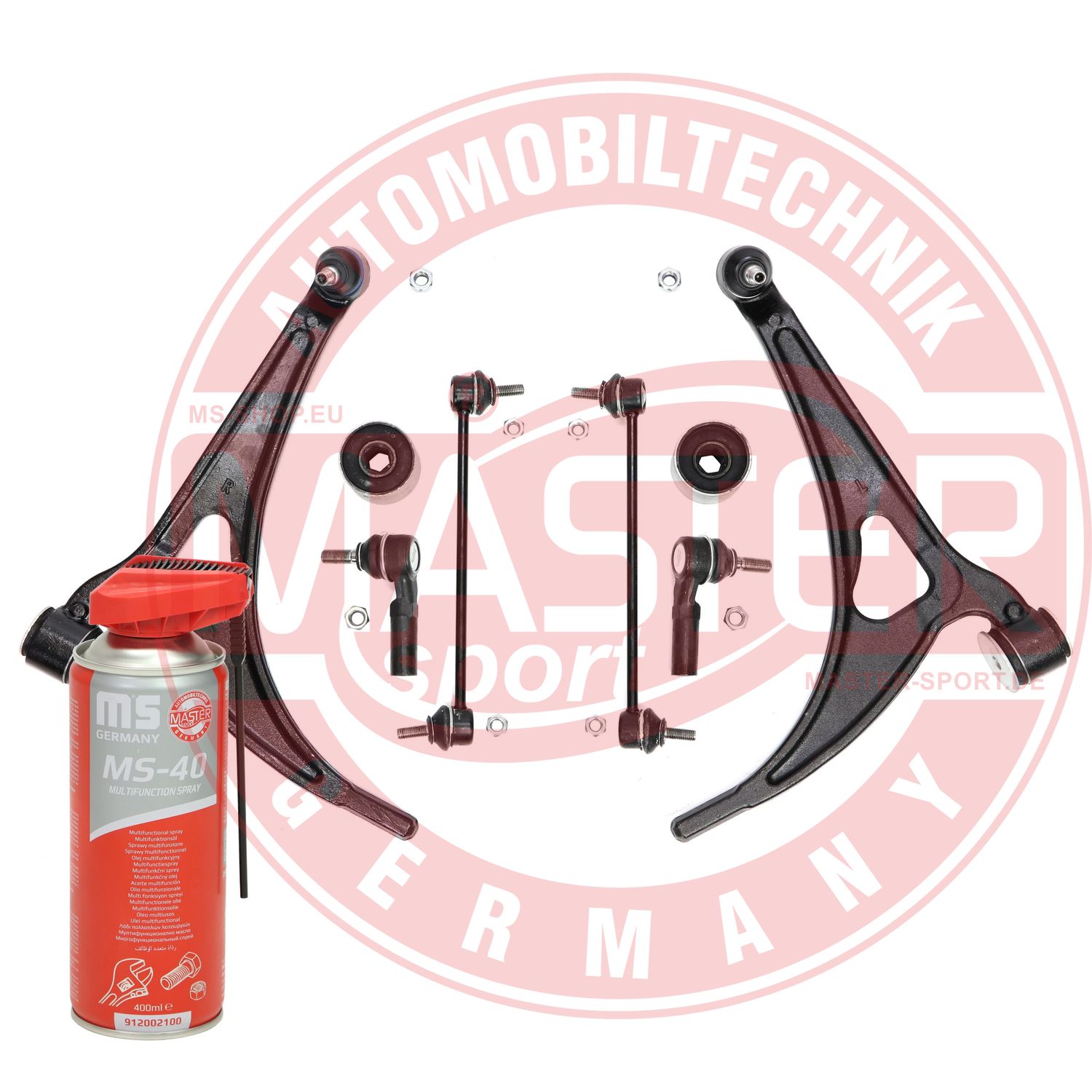Control/Trailing Arm Kit, wheel suspension (36846-SET-MSP)
