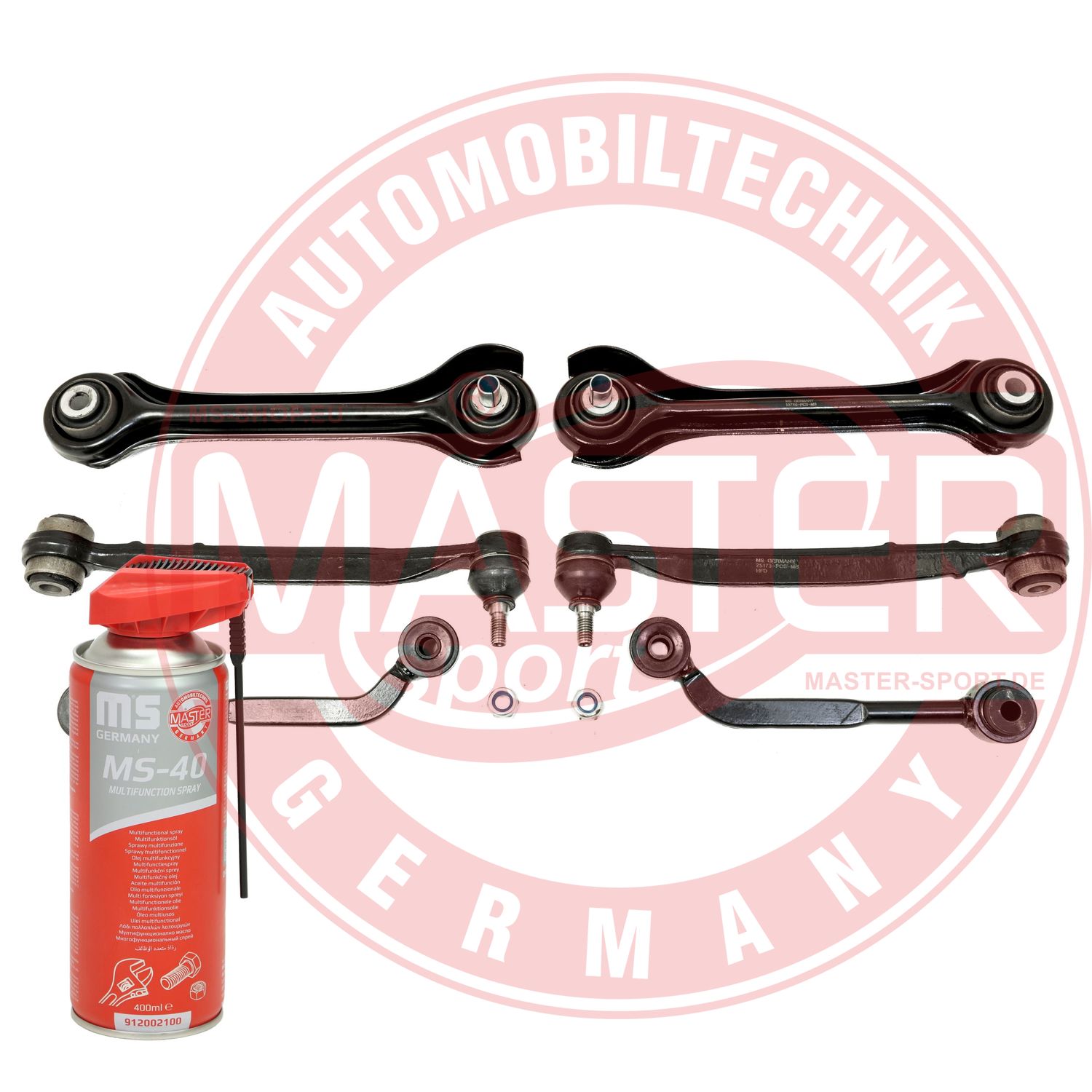 Control/Trailing Arm Kit, wheel suspension (36861-KIT-MSP)