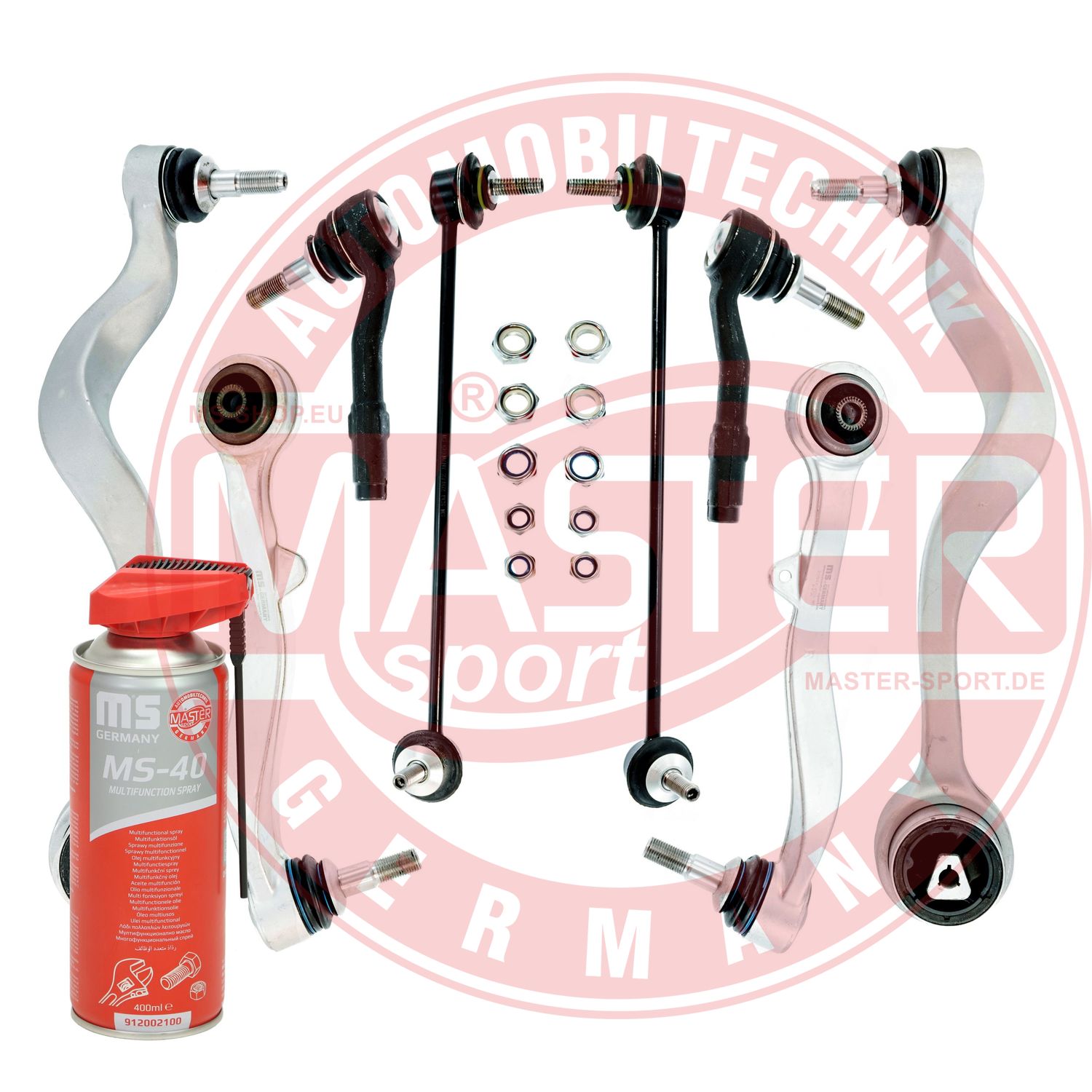 Control/Trailing Arm Kit, wheel suspension (36989-KIT-MSP)