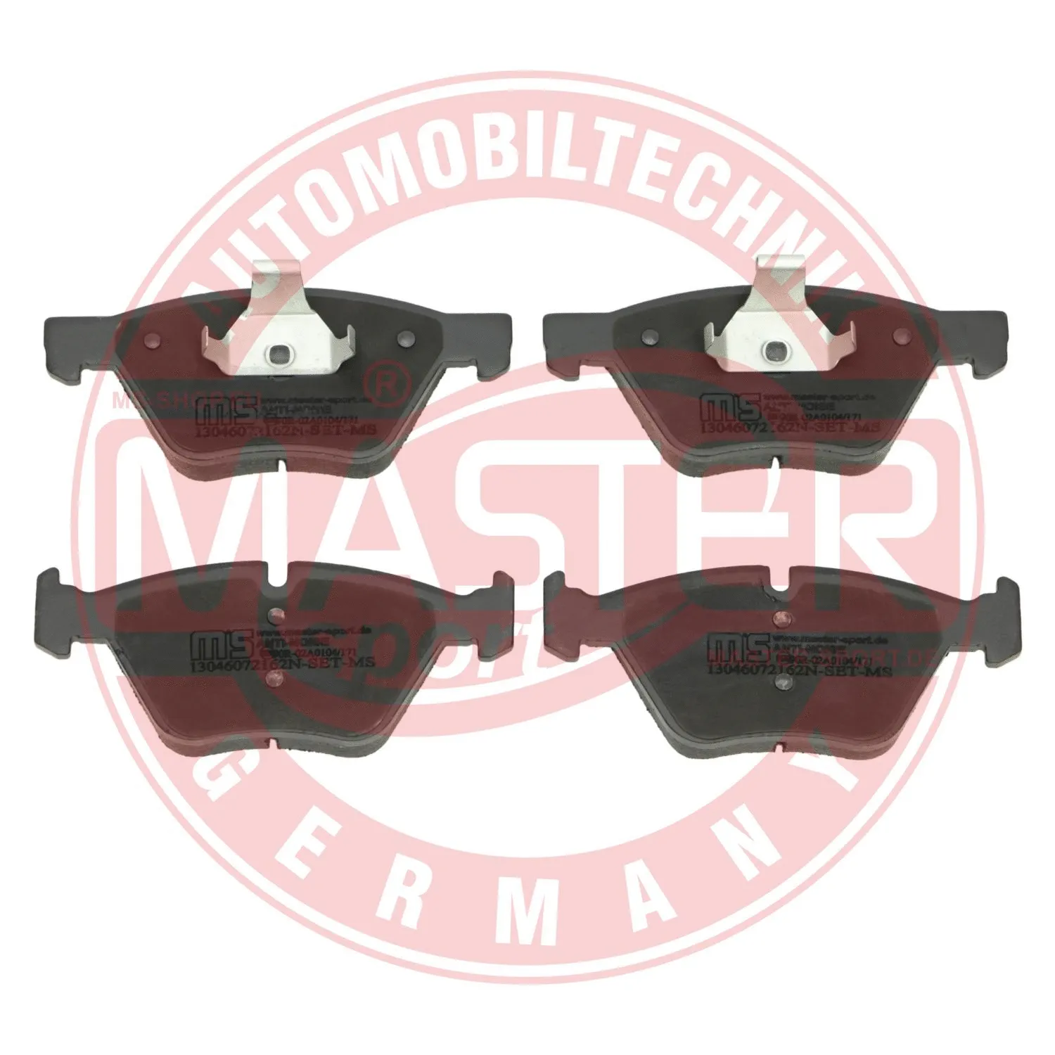 Brake Pad Set, disc brake (13046072162N-SET-MS)