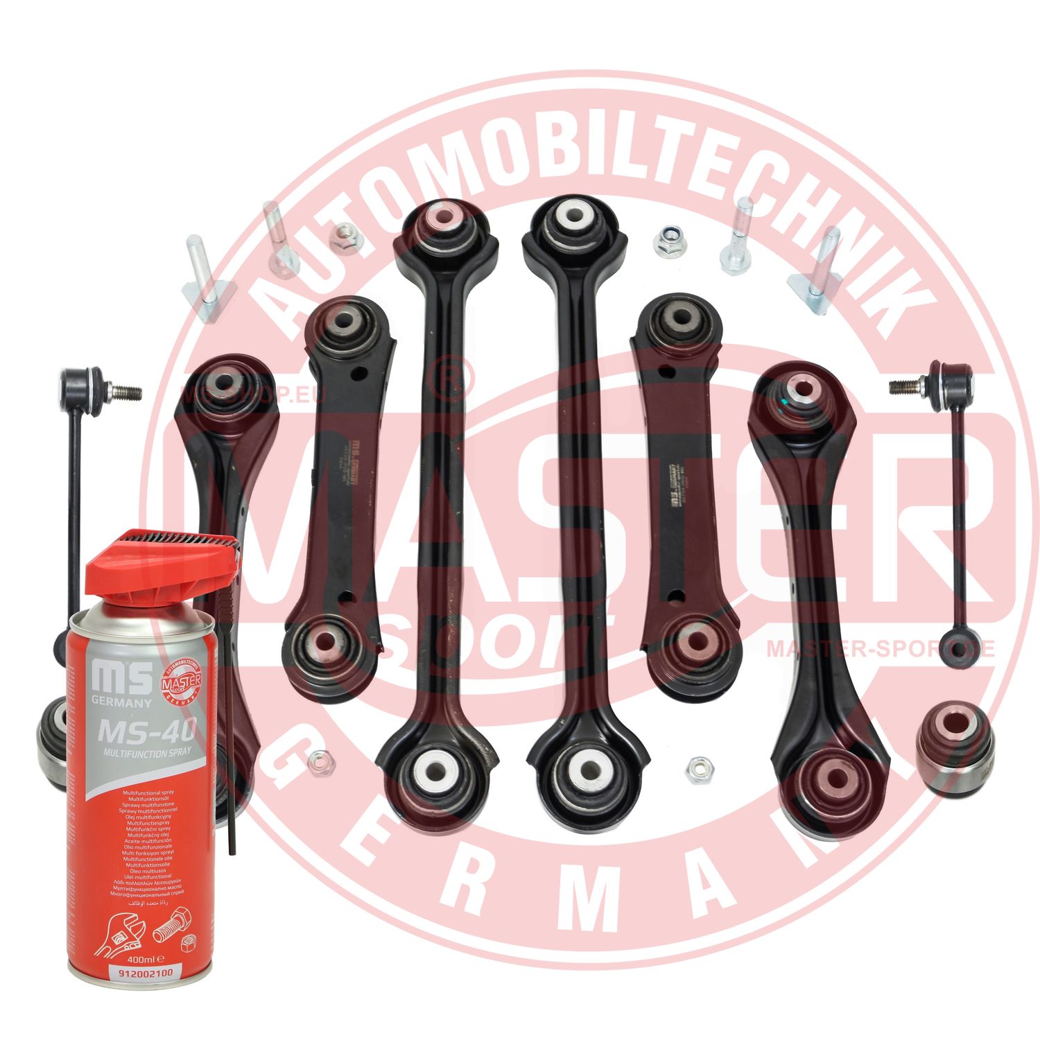 Control/Trailing Arm Kit, wheel suspension (36827-SET-MSP)