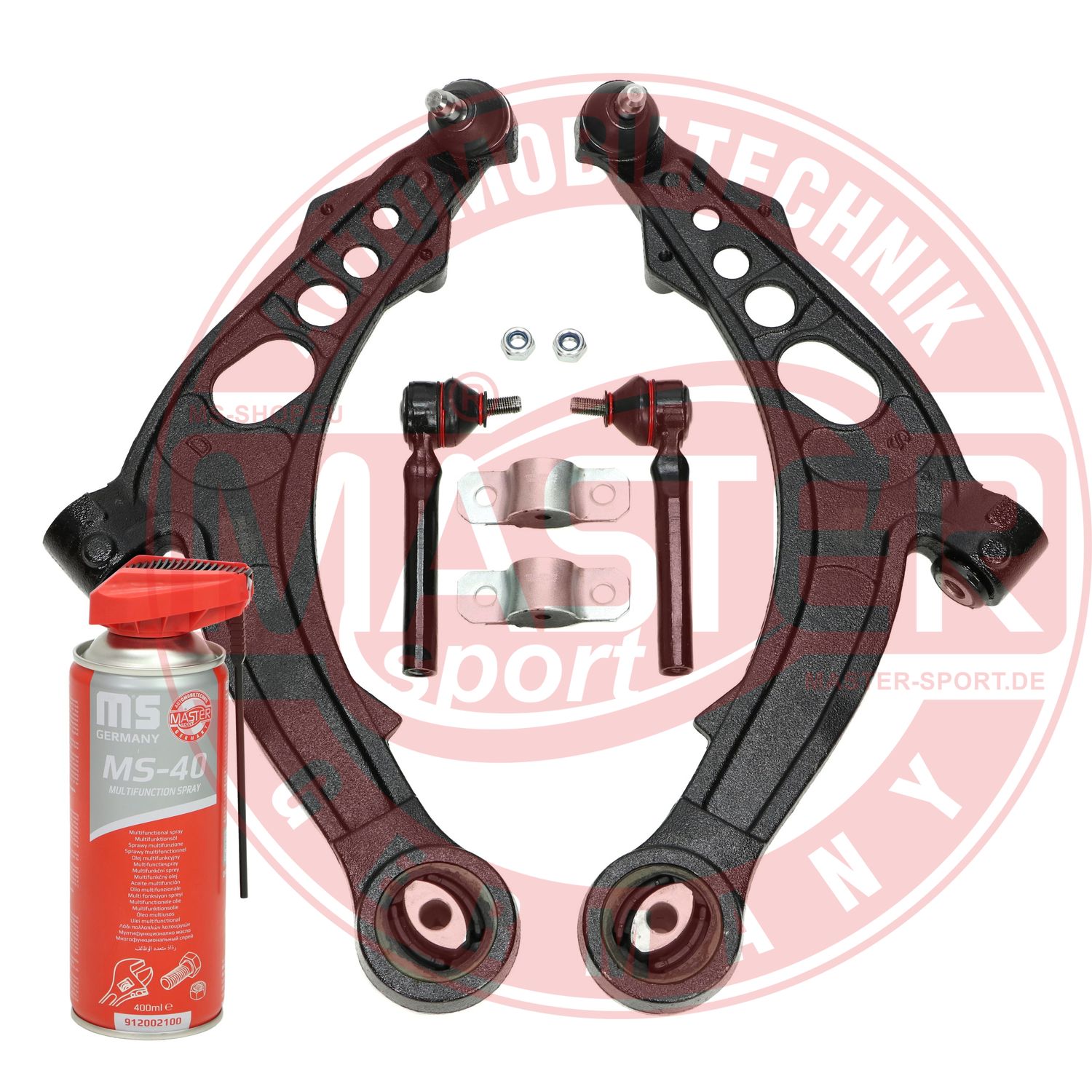 Control/Trailing Arm Kit, wheel suspension (37031-KIT-MSP)