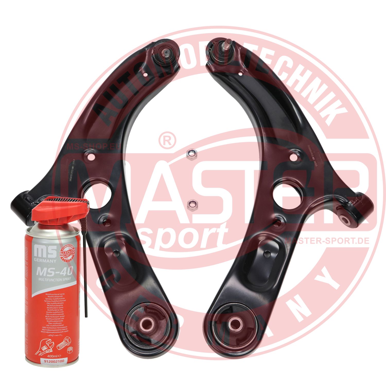 Control/Trailing Arm Kit, wheel suspension (37153-KIT-MSP)