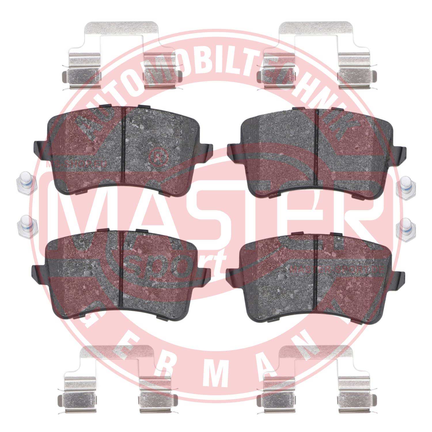 Brake Pad Set, disc brake (13046027482N-SET-MS)