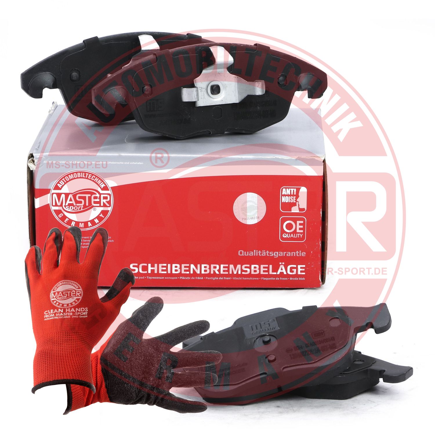 Brake Pad Set, disc brake (13046072292N-SET-MSP)